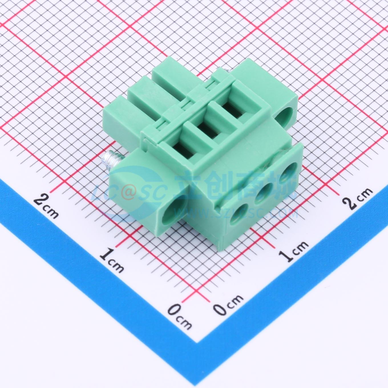 MX15EDGKBM-3.81-03P-GN01-Cu-Y-A实物图