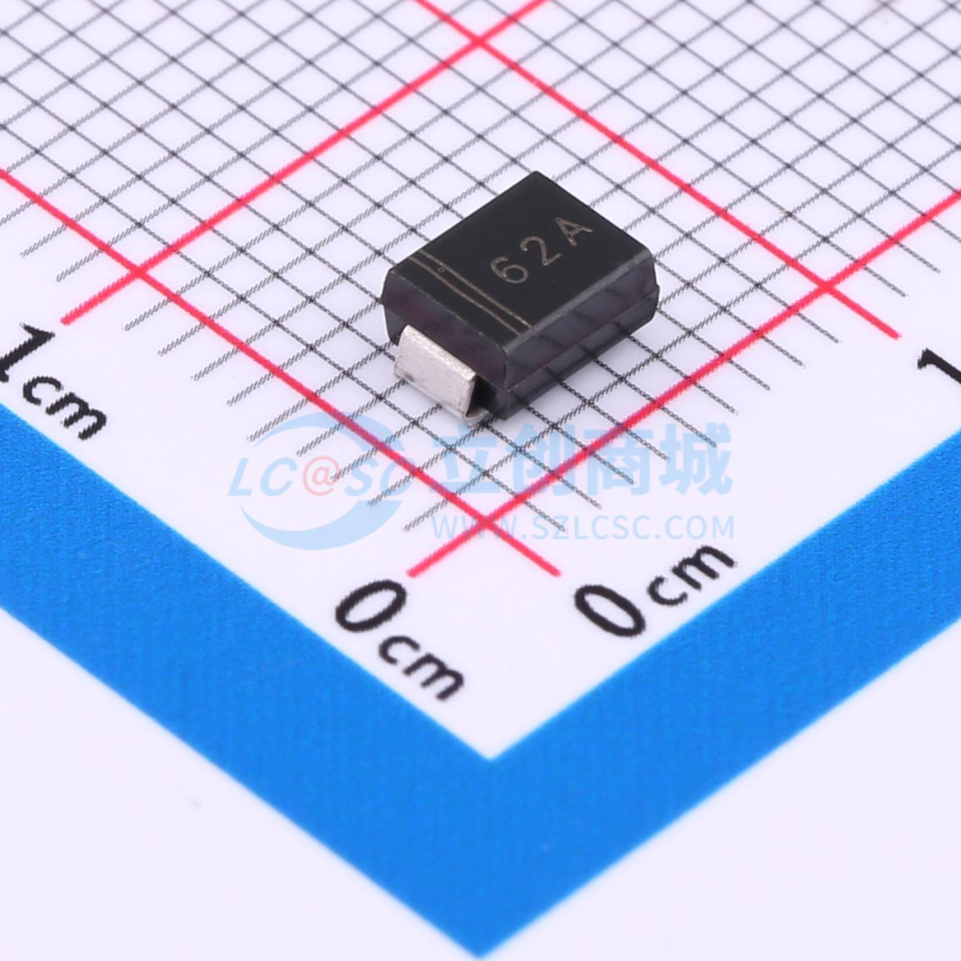 点击查看大图 P6SMB62A(MS)实物图