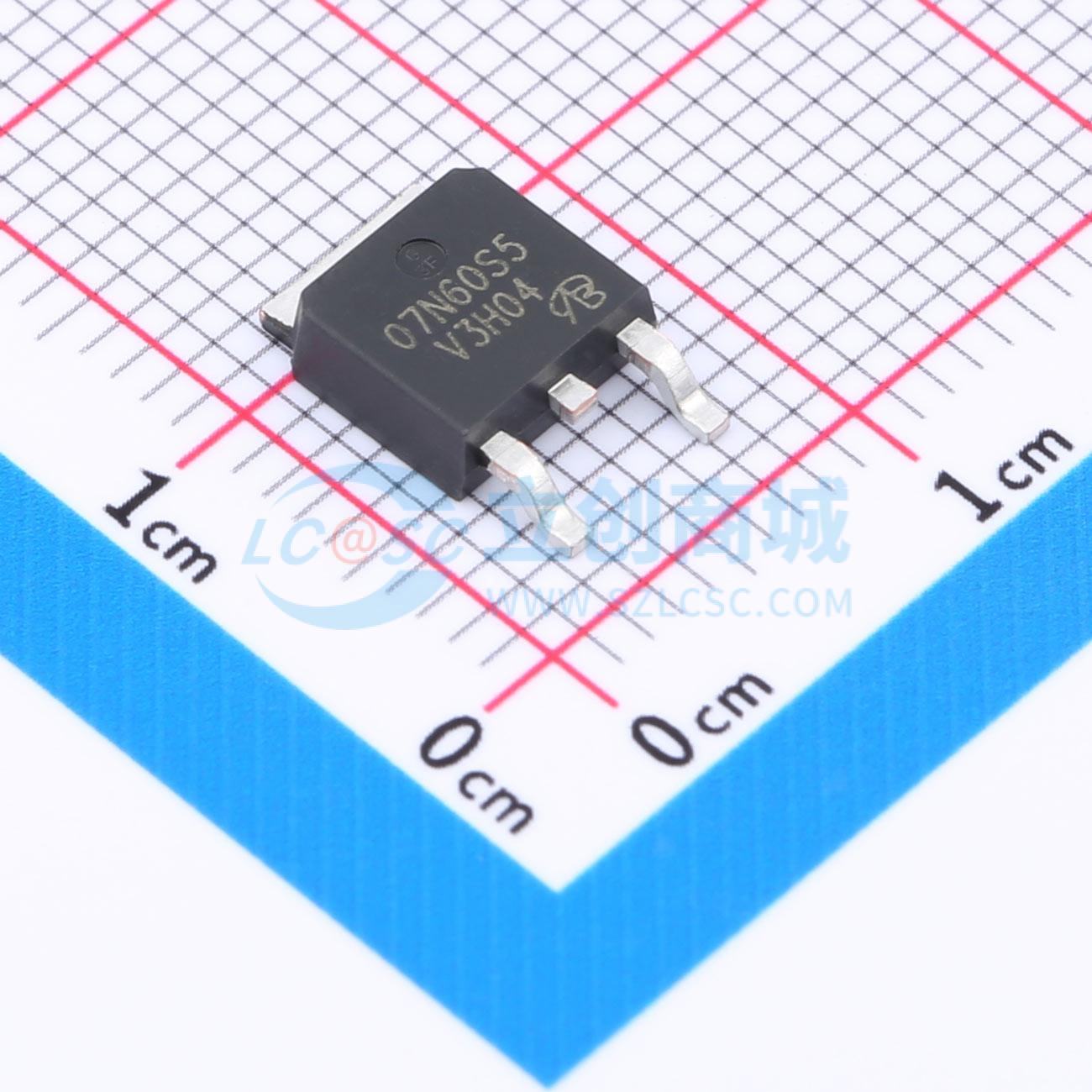 点击查看大图 SPD07N60S5T-VB实物图