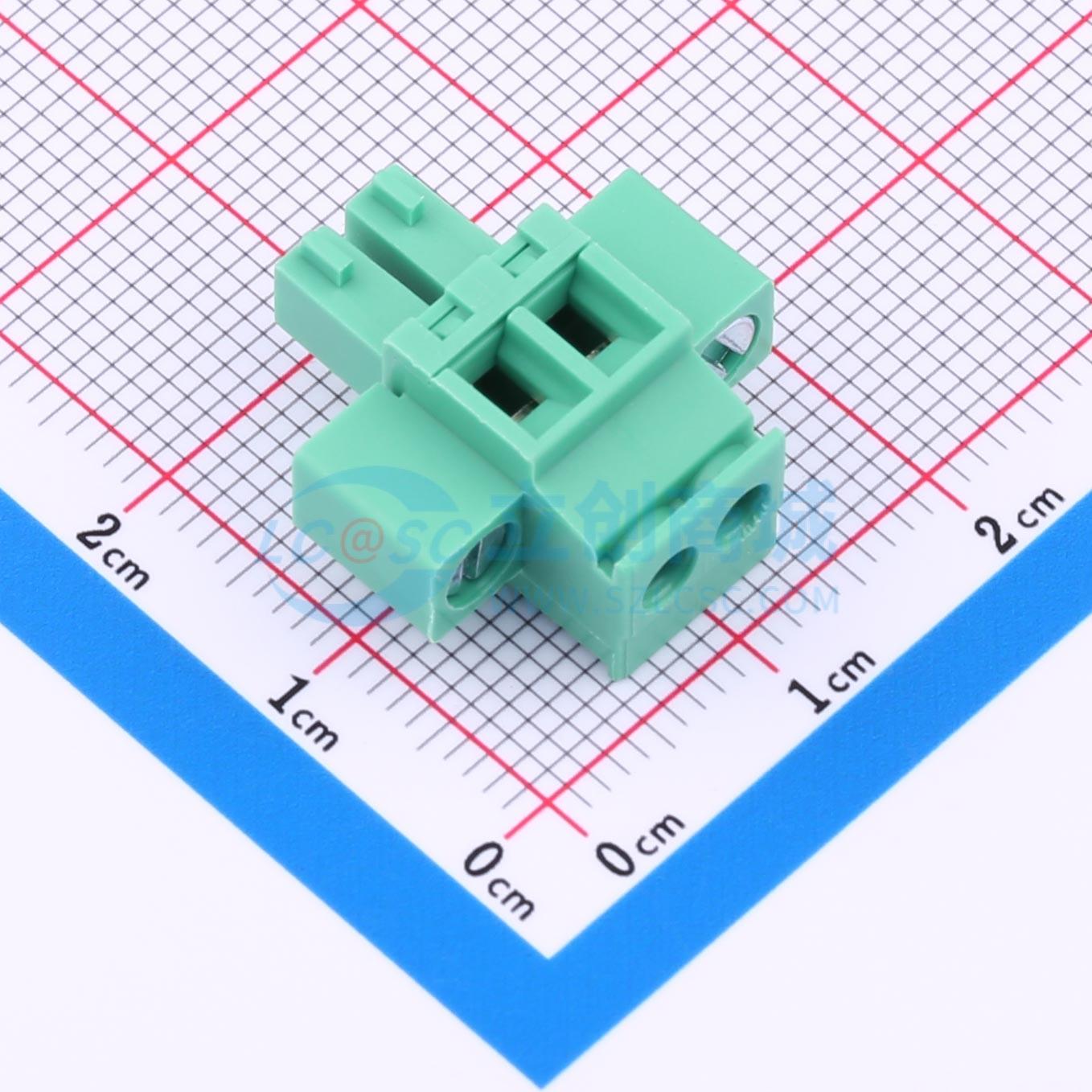 点击查看大图 MX15EDGKAM-3.81-02P-GN01-Cu-Y-A实物图