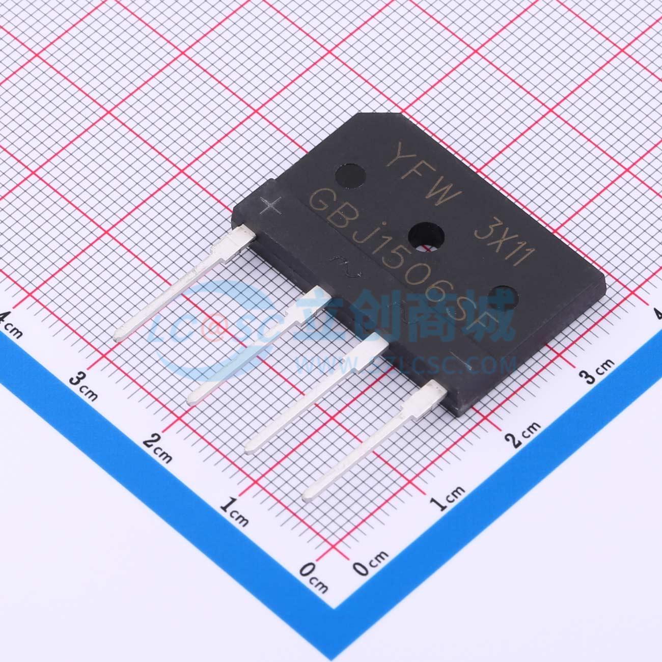 点击查看大图 GBJ1506SF实物图