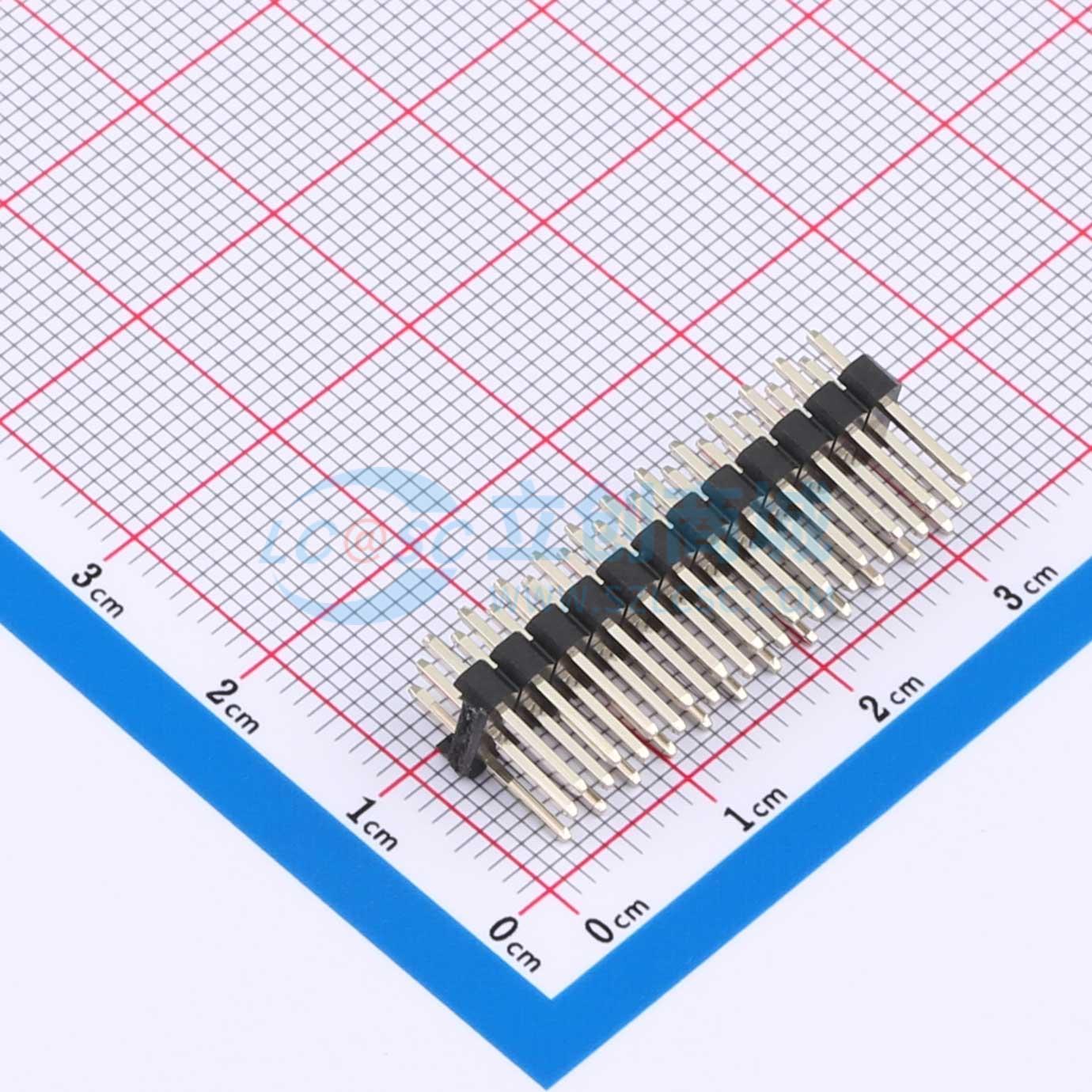 点击查看大图 KH-2.54PH180-3X12P-L11.5实物图