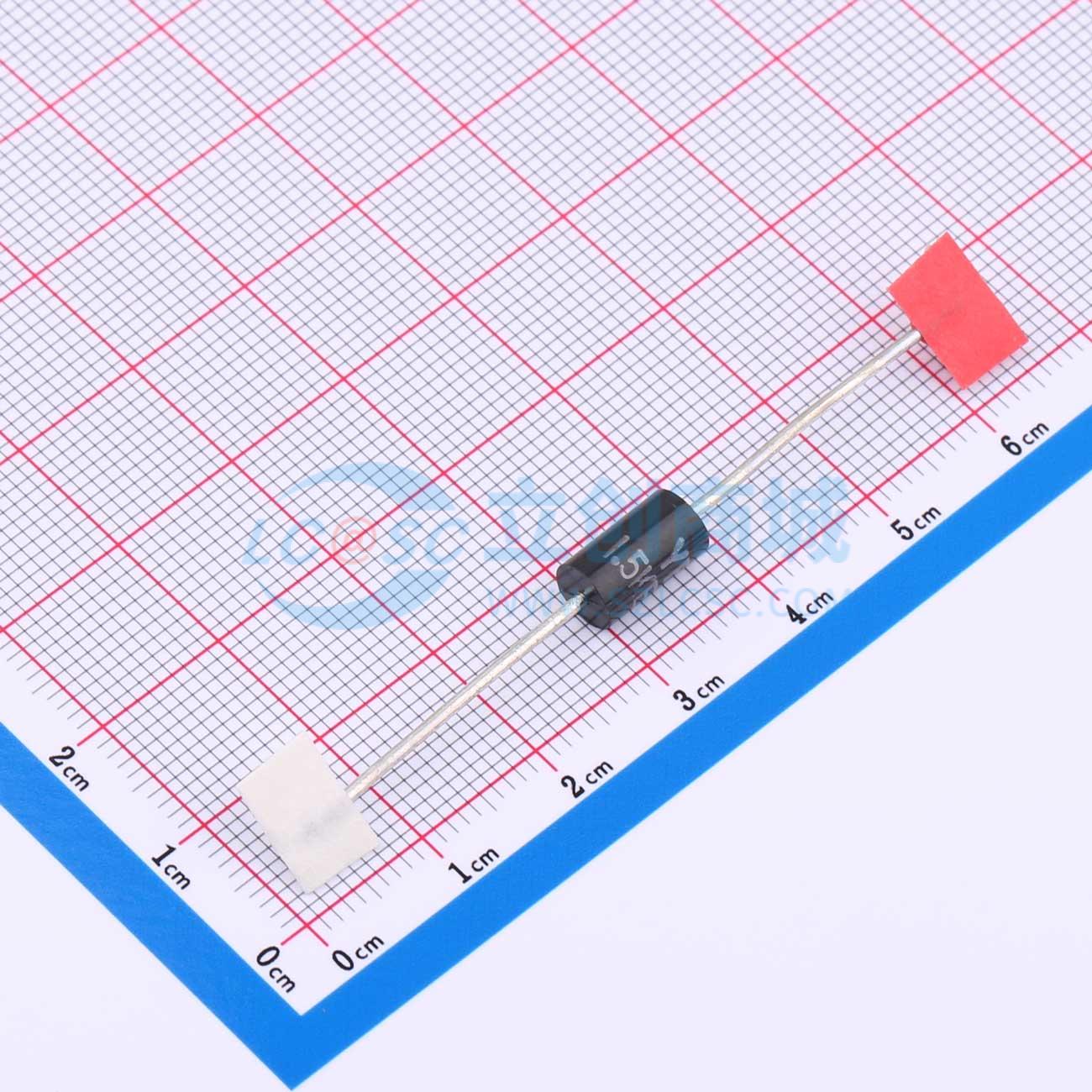 点击查看大图 1.5KE75CA TB实物图