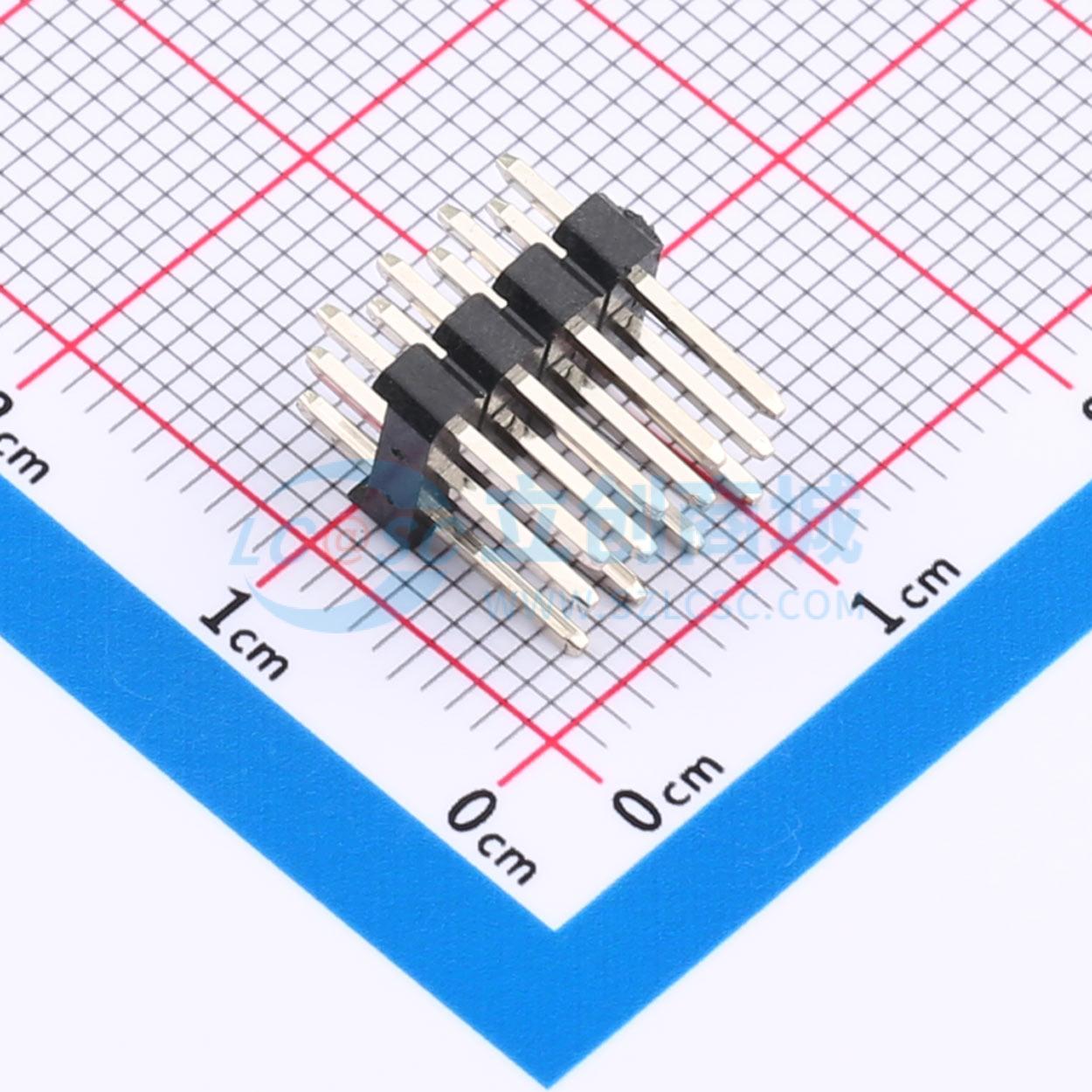 点击查看大图 KH-2.54PH180-3X4P-L11.5实物图