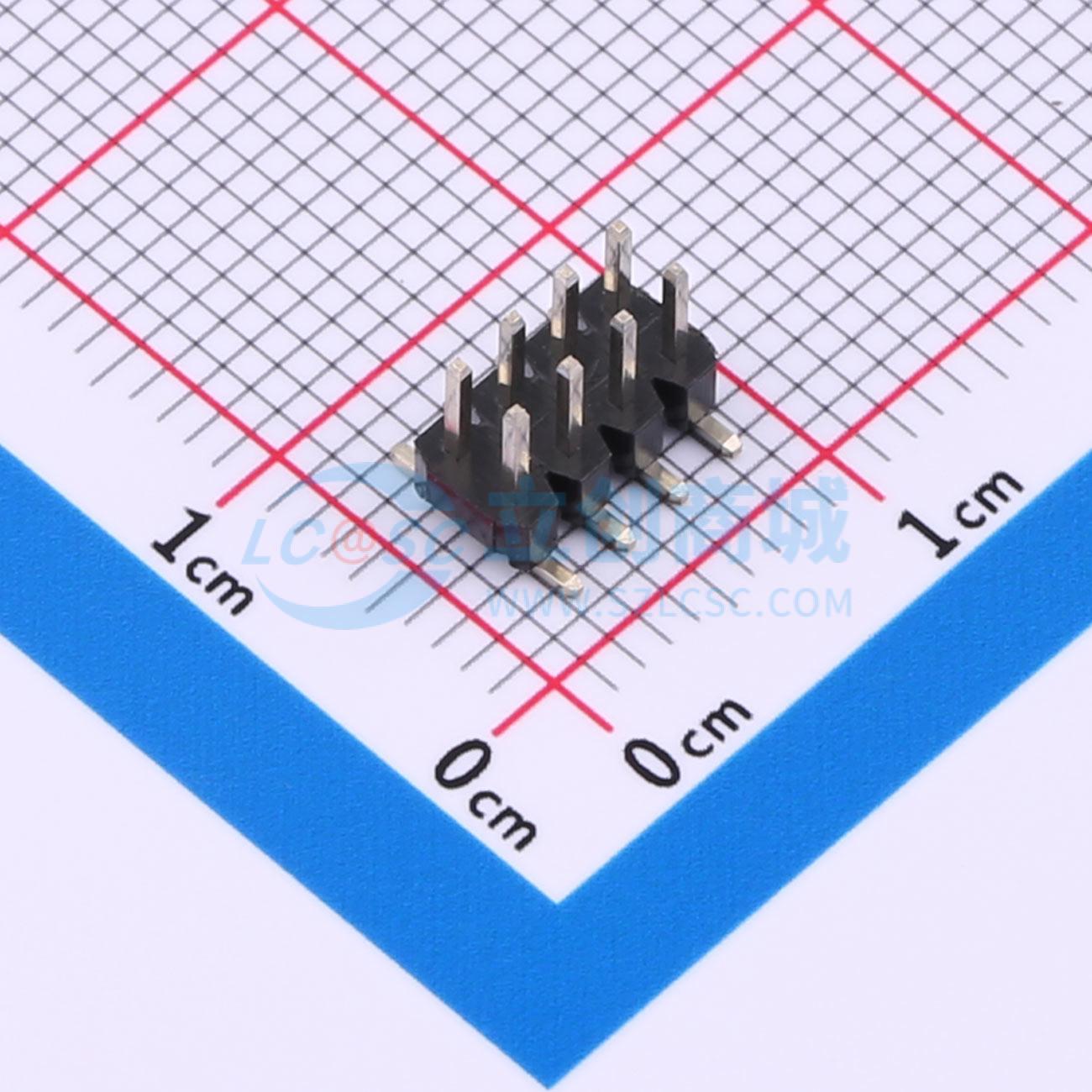 点击查看大图 KH-2.0PH-2X4P-L8.0-SMT实物图