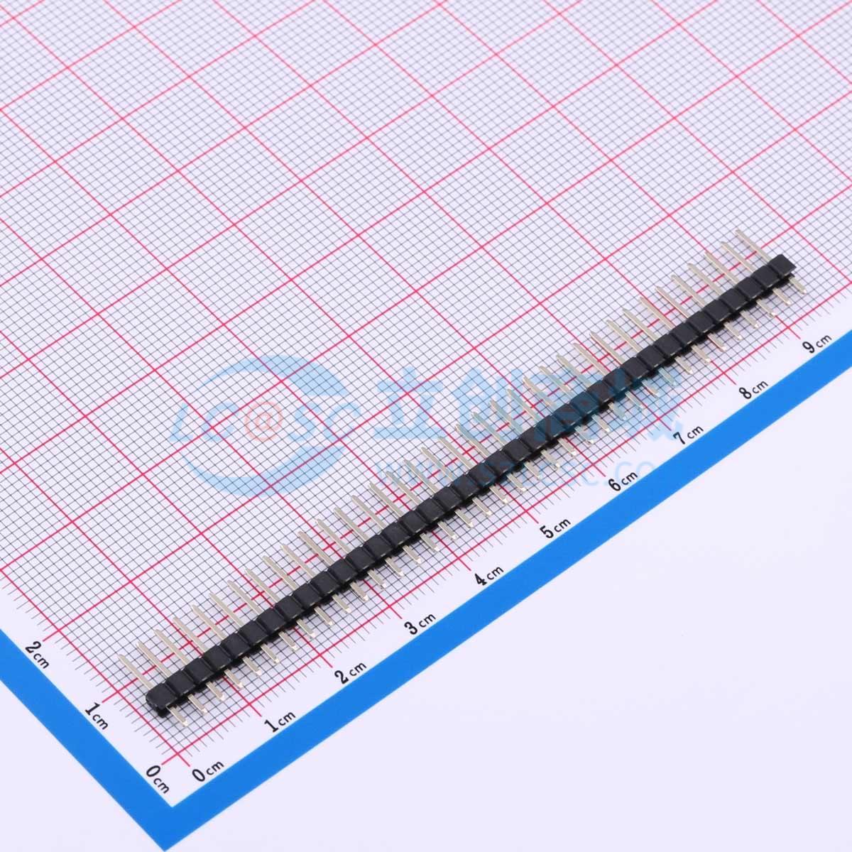 点击查看大图 KH-2.54PH180-1X37P-L11.5实物图