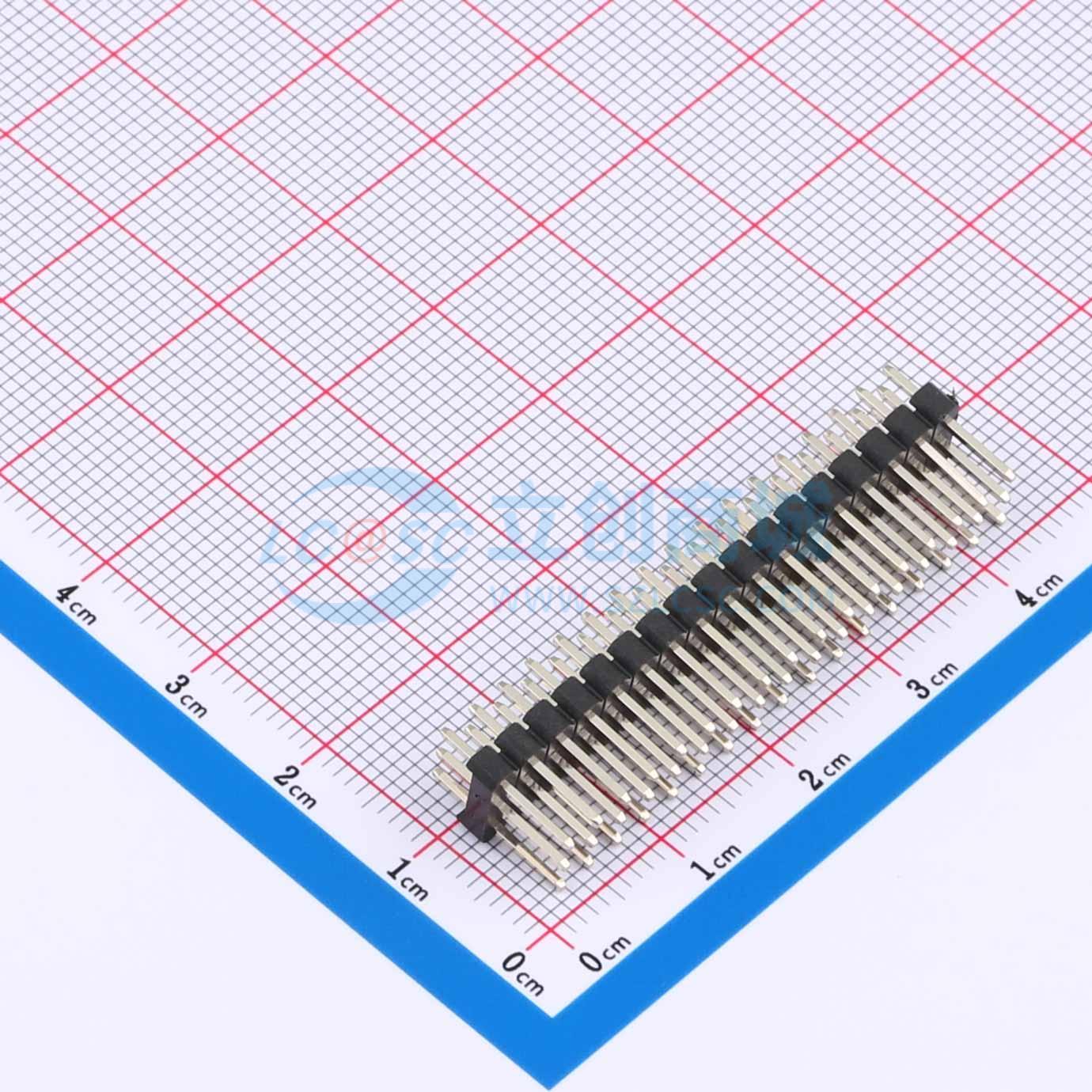 点击查看大图 KH-2.54PH180-3X17P-L11.5实物图