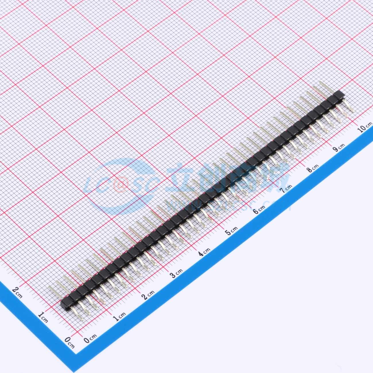 点击查看大图 KH-2.54PH-1X40P-L13.5-WT实物图