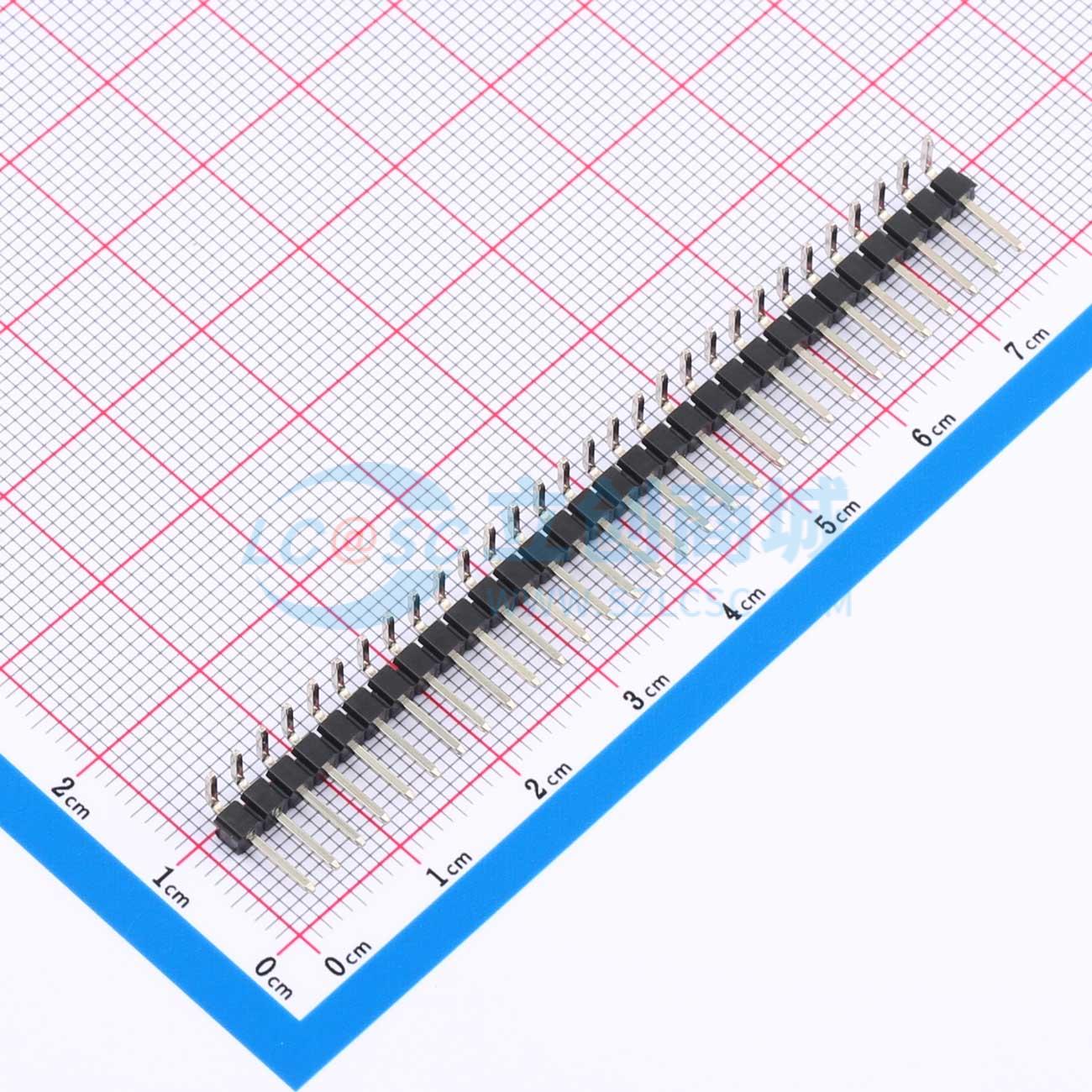 点击查看大图 KH-2.54PH90-1X30P-L13.8实物图