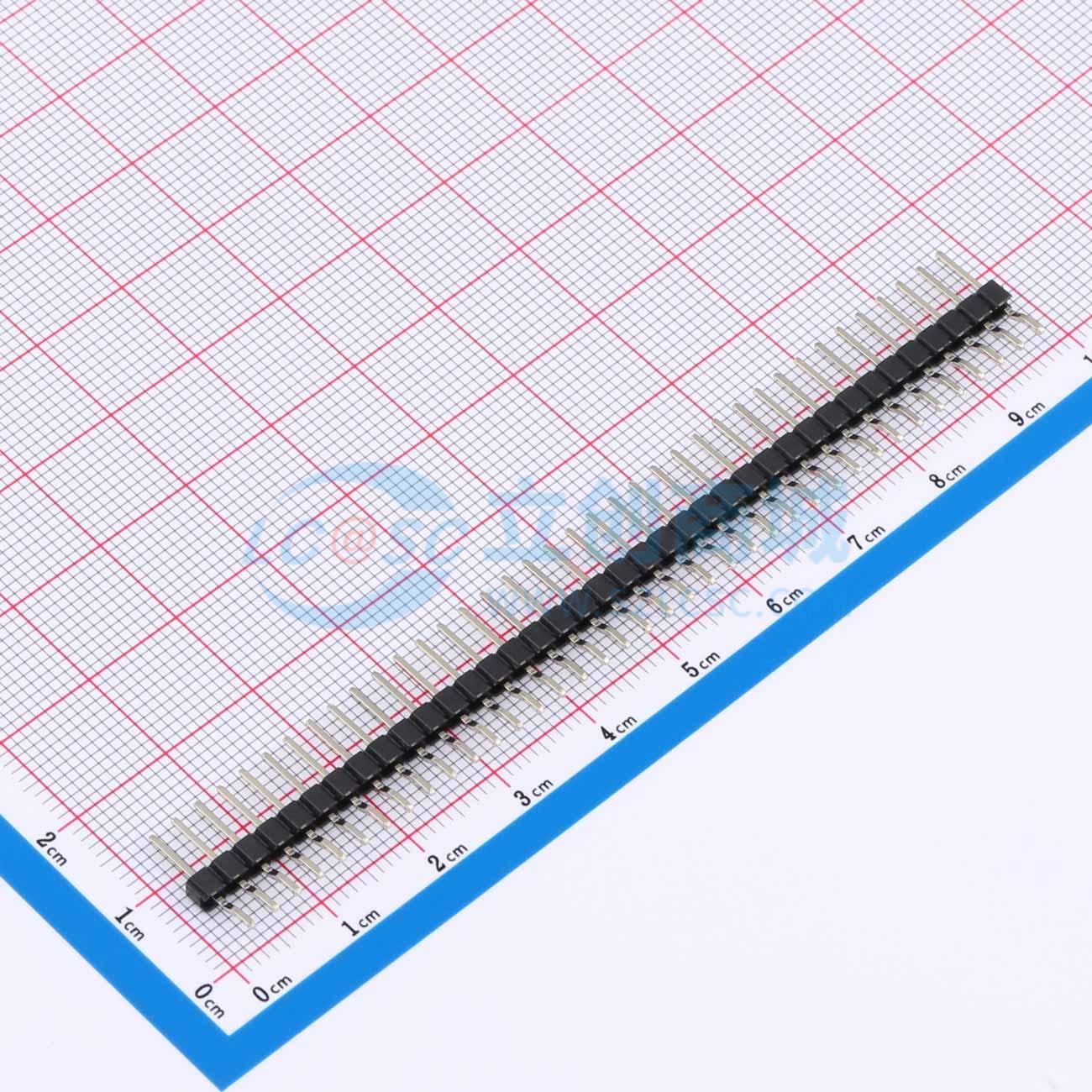 点击查看大图 KH-2.54PH-1X38P-L13.5-WT实物图