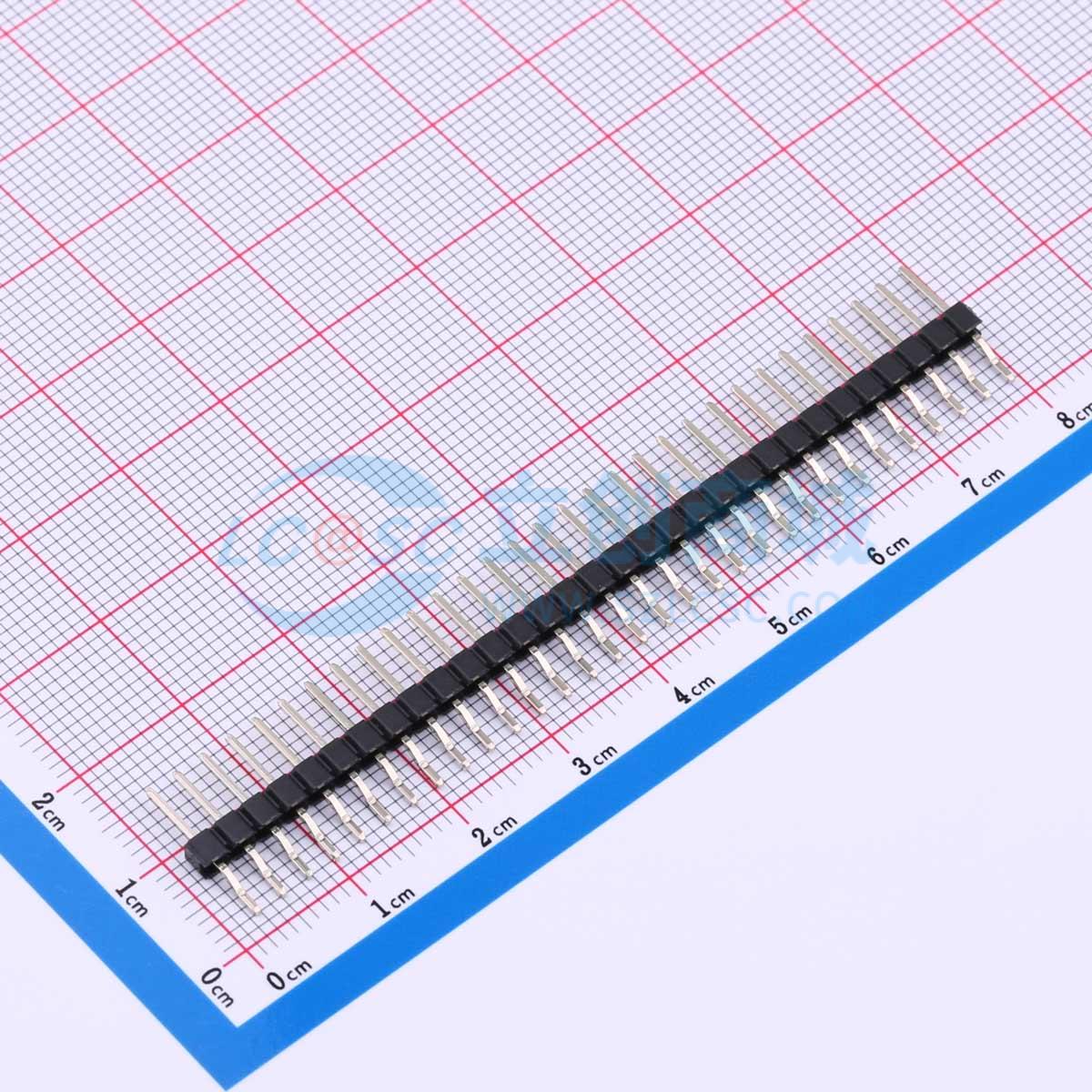 点击查看大图 KH-2.54PH-1X31P-L13.5-WT实物图