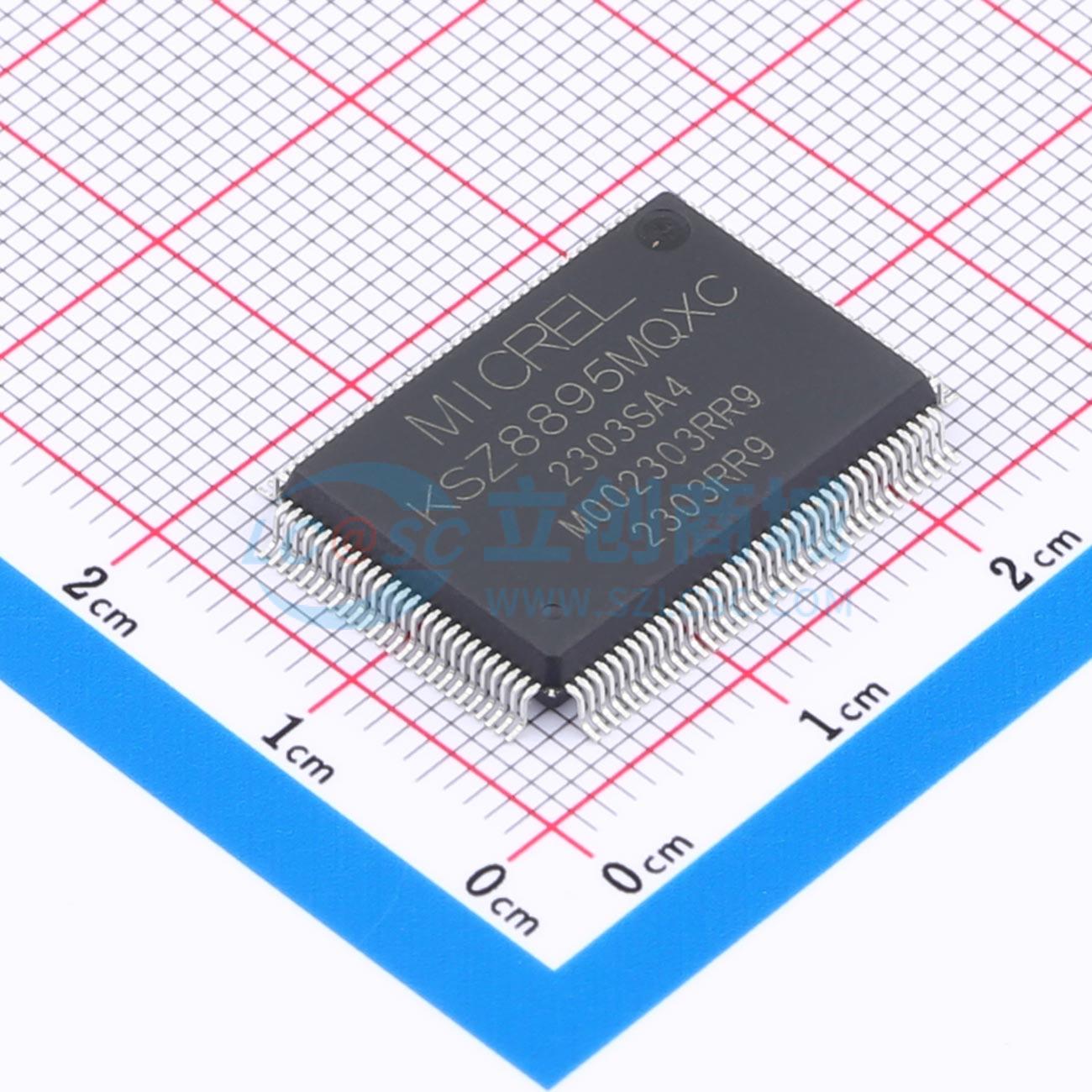 点击查看大图 KSZ8895MQXC实物图