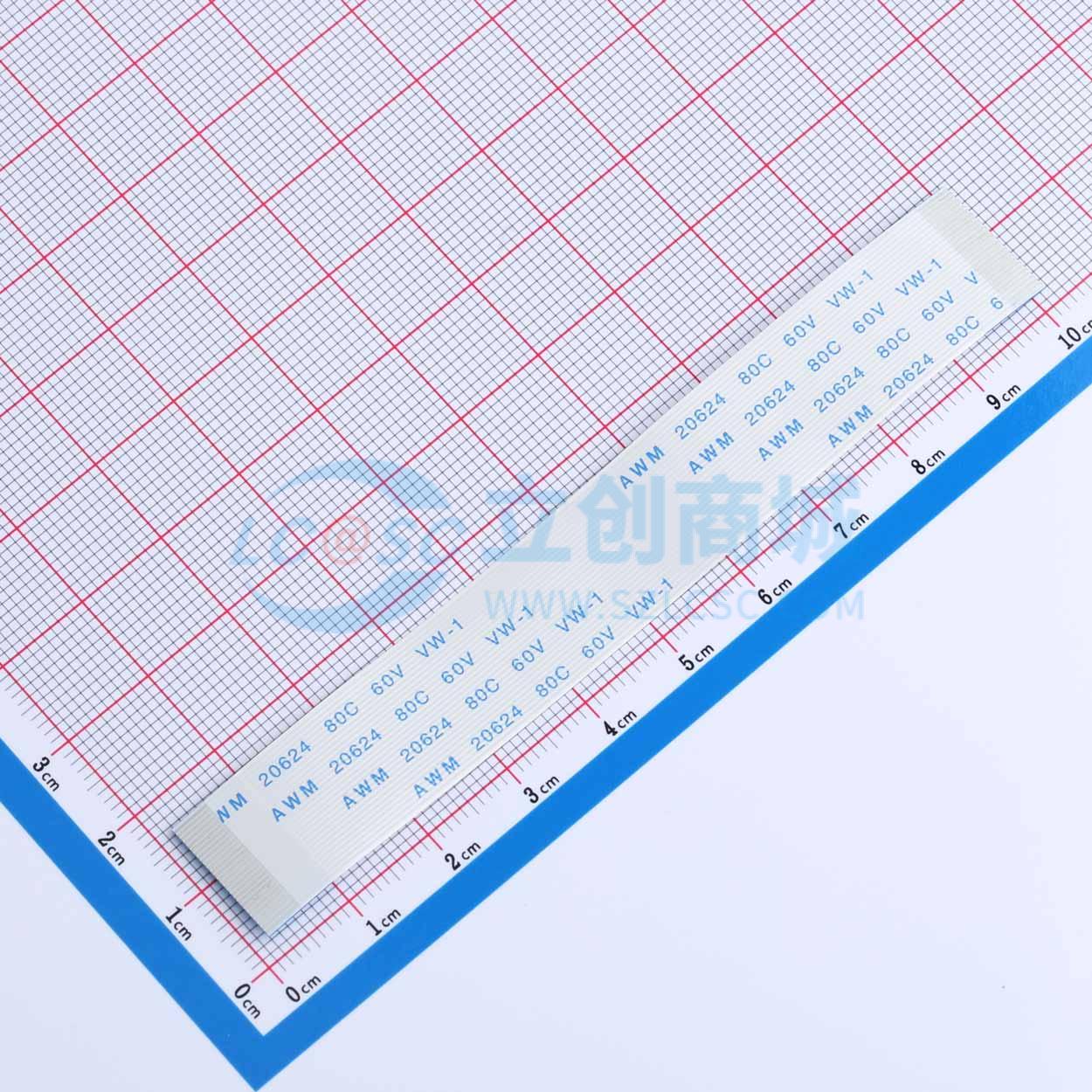 点击查看大图 FFC-0.5-28-100-A-4-8实物图