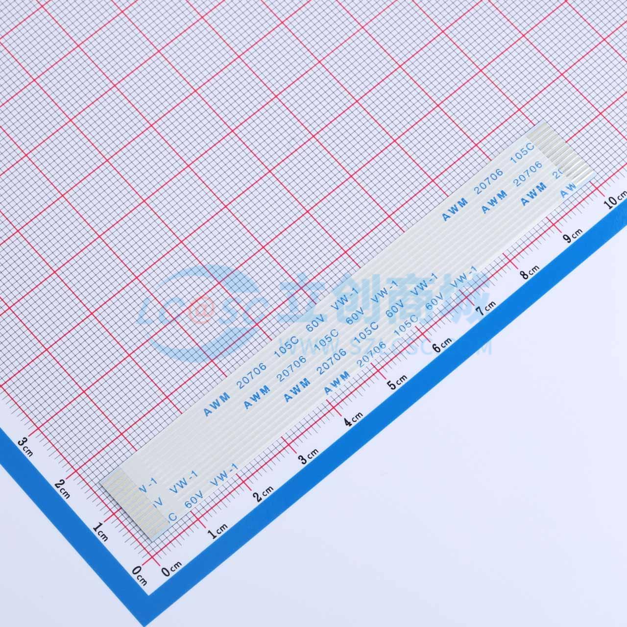 点击查看大图 FFC-1.0-13-100-A-4-8实物图