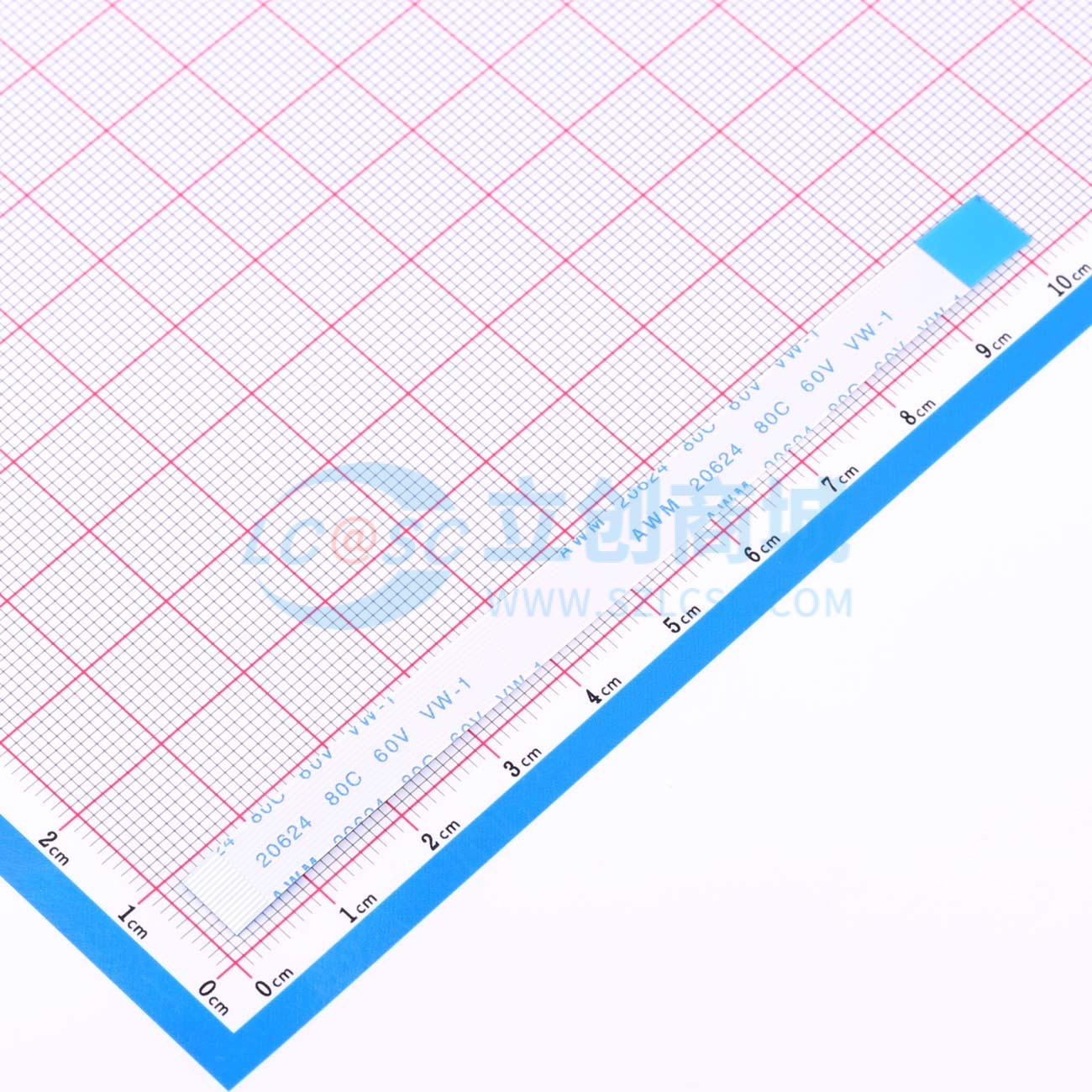 点击查看大图 FFC-0.5-13-100-B-4-8实物图
