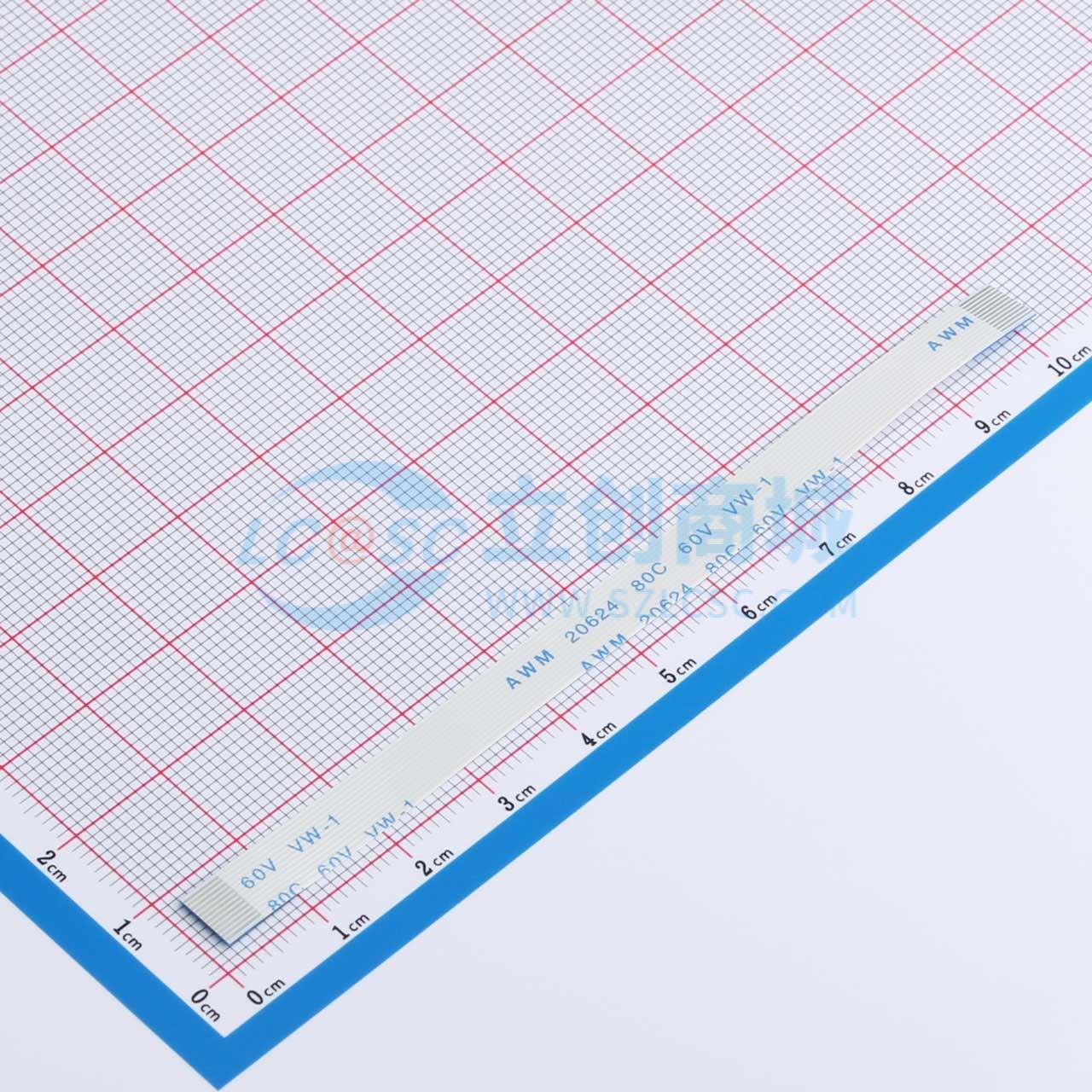 点击查看大图 FFC-0.5-12-100-A-4-8实物图