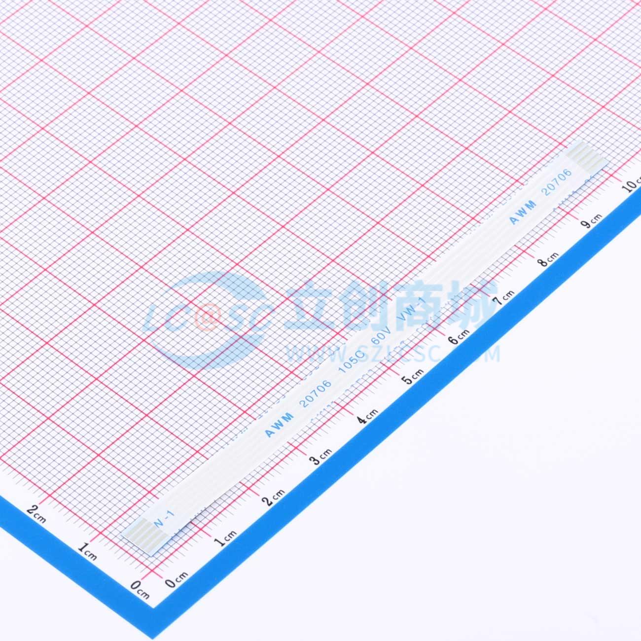 点击查看大图 FFC1.0A-5P-100-4-8实物图