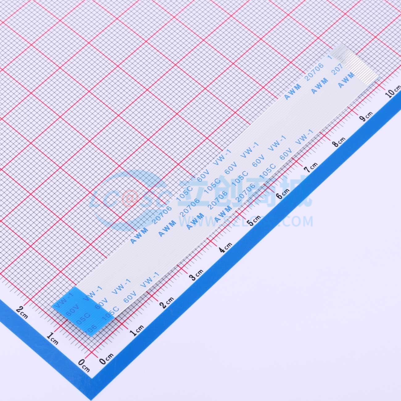 点击查看大图 FFC-0.5-25-100-B-4-8实物图