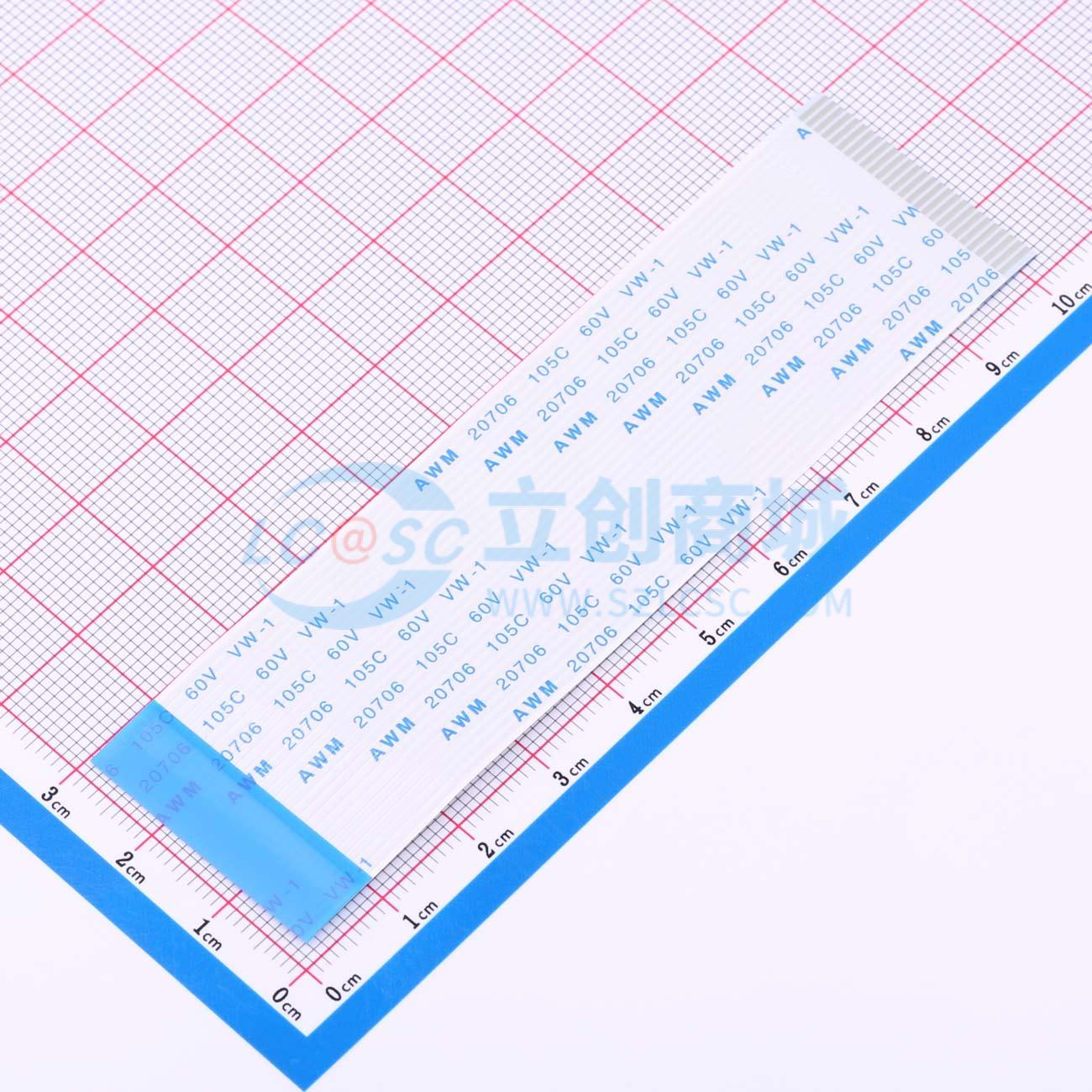 点击查看大图 FFC-1.0-27-100-B-4-8实物图