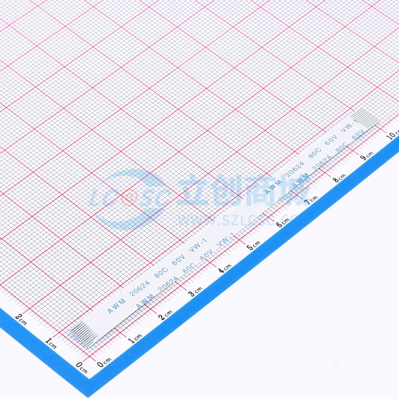 点击查看大图 FFC0.5A-12P-100-4-8实物图