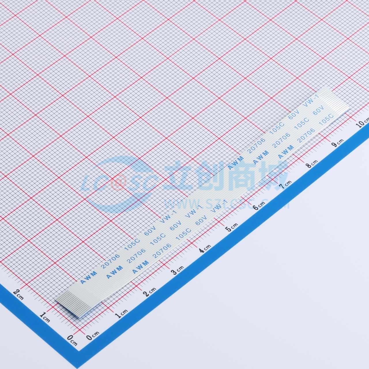 点击查看大图 FFC-0.5-18-100-A-4-8实物图