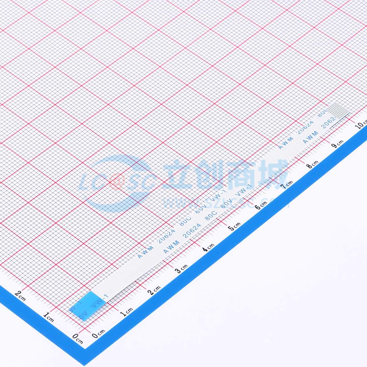 点击查看大图 FFC0.5B-10P-100-4-8实物图