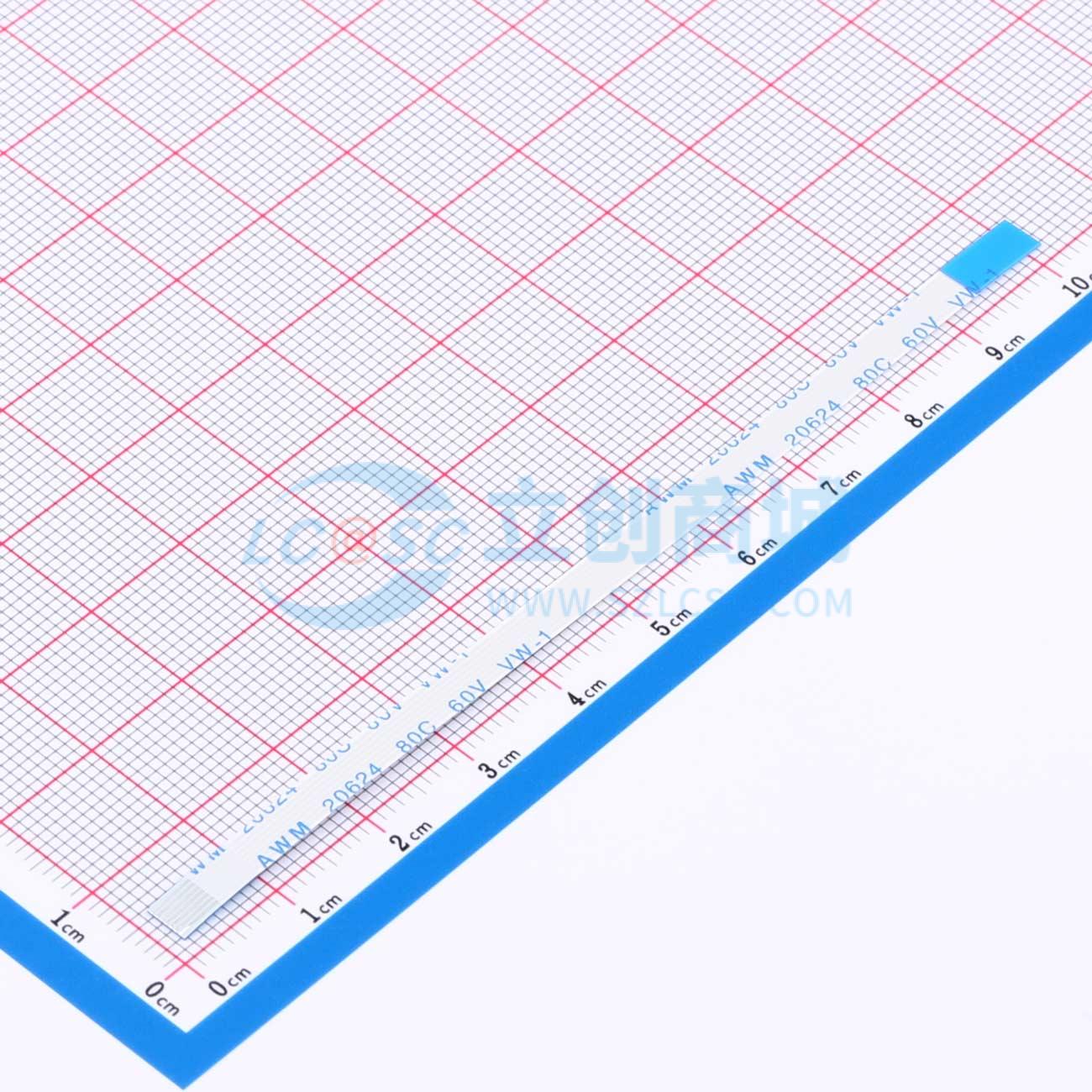 点击查看大图 FFC0.5B-7P-100-4-8实物图