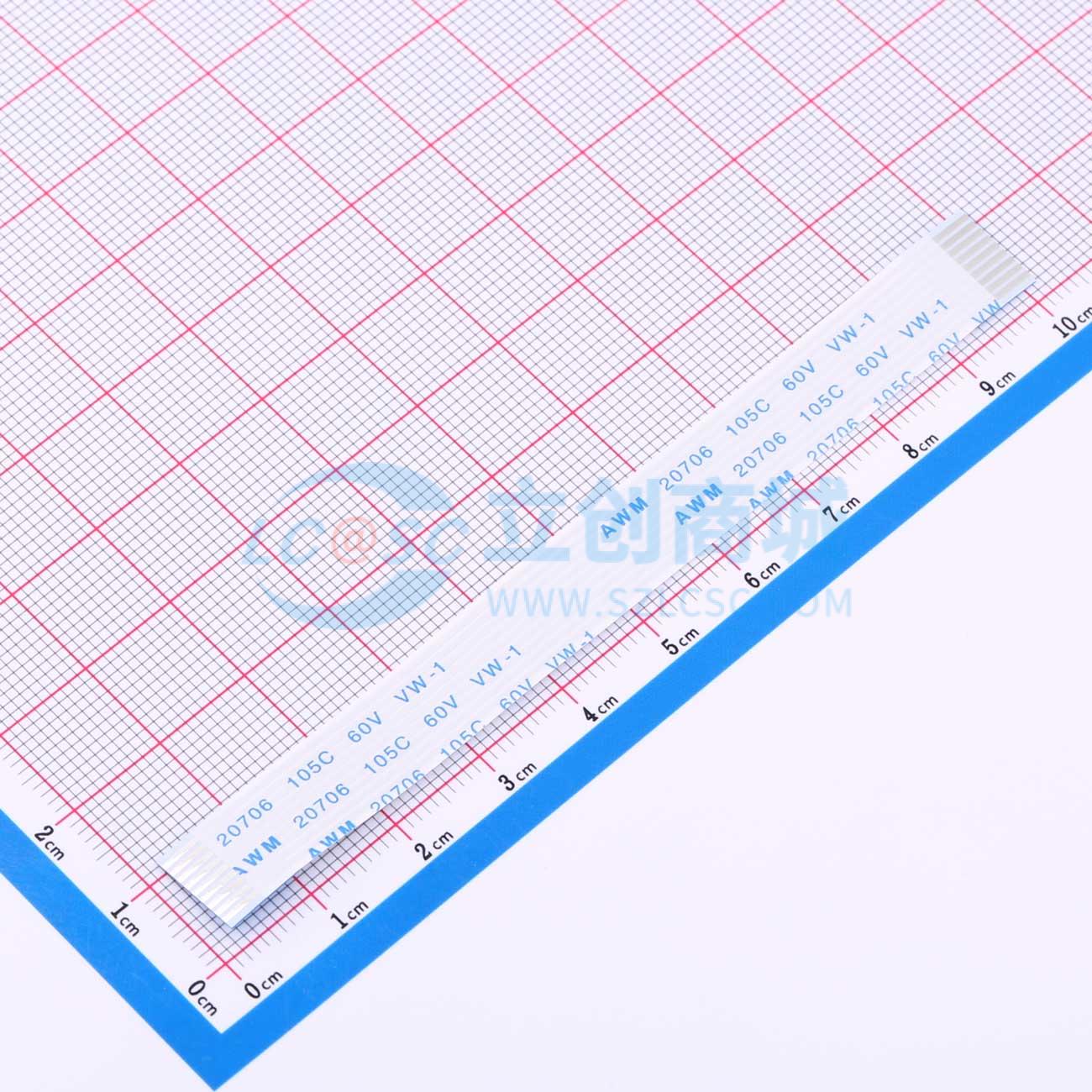 点击查看大图 FFC-1.0-9-100-A-4-8实物图