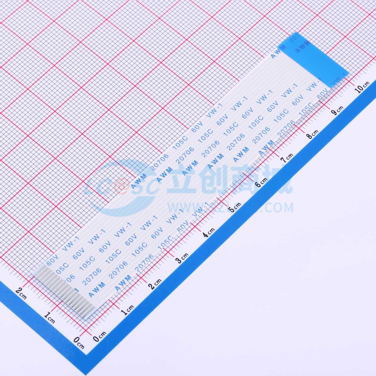 点击查看大图 FFC-1.0-18-100-B-4-8实物图