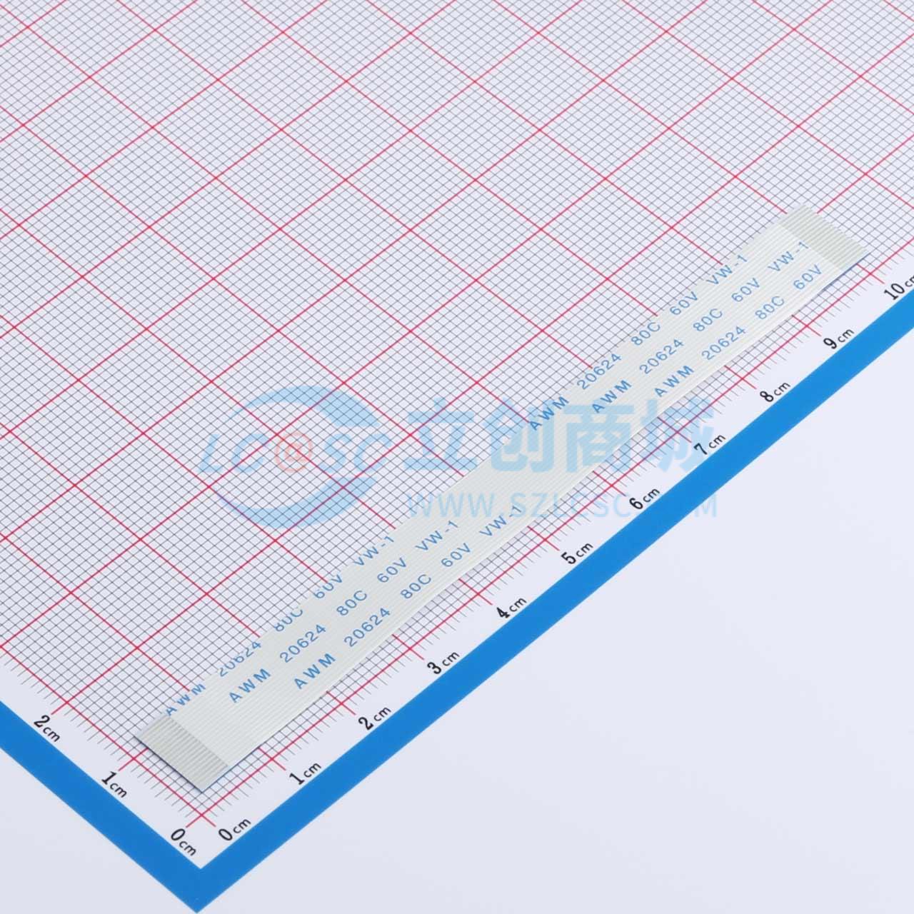 点击查看大图 FFC-0.5-19-100-A-4-8实物图