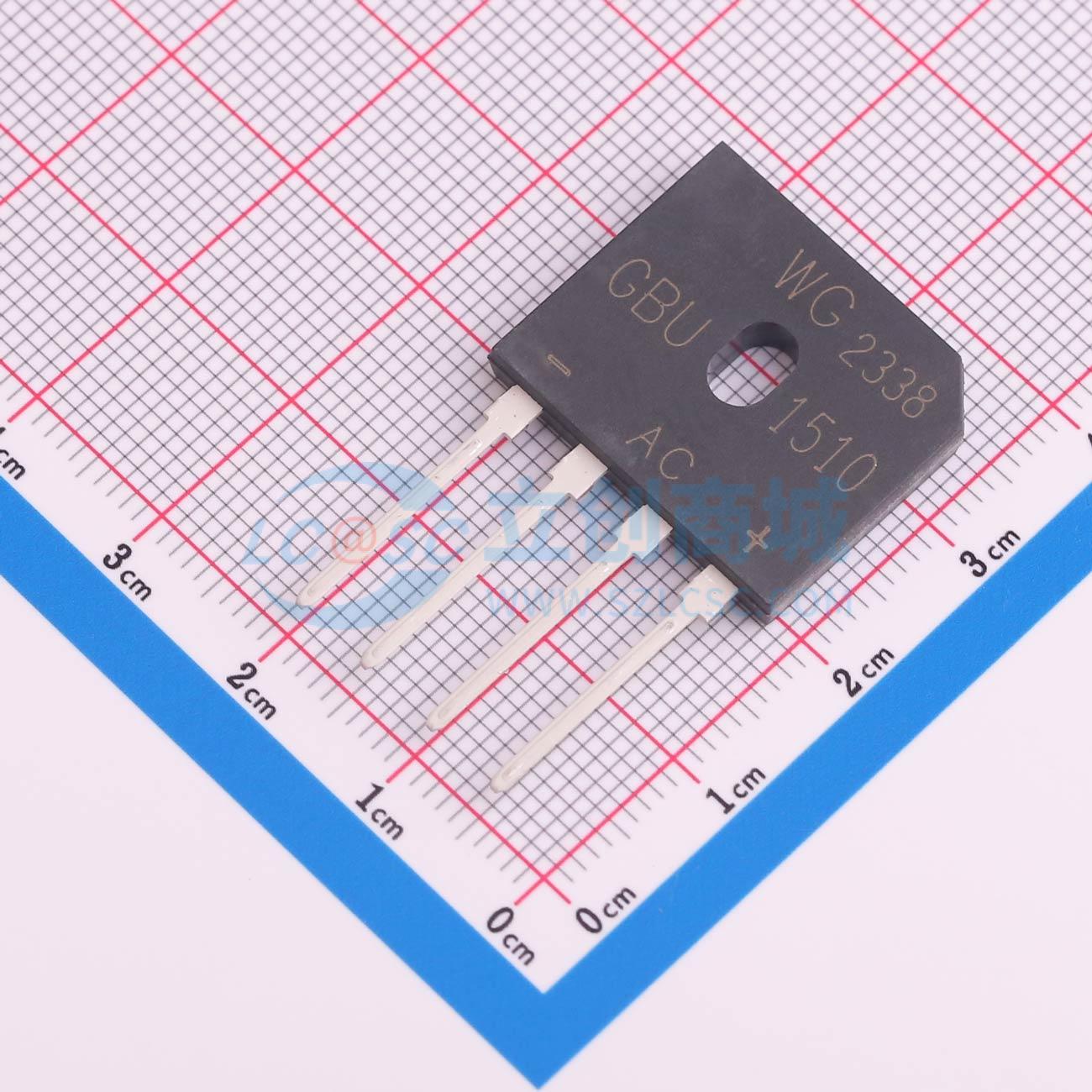 点击查看大图 GBU1510实物图