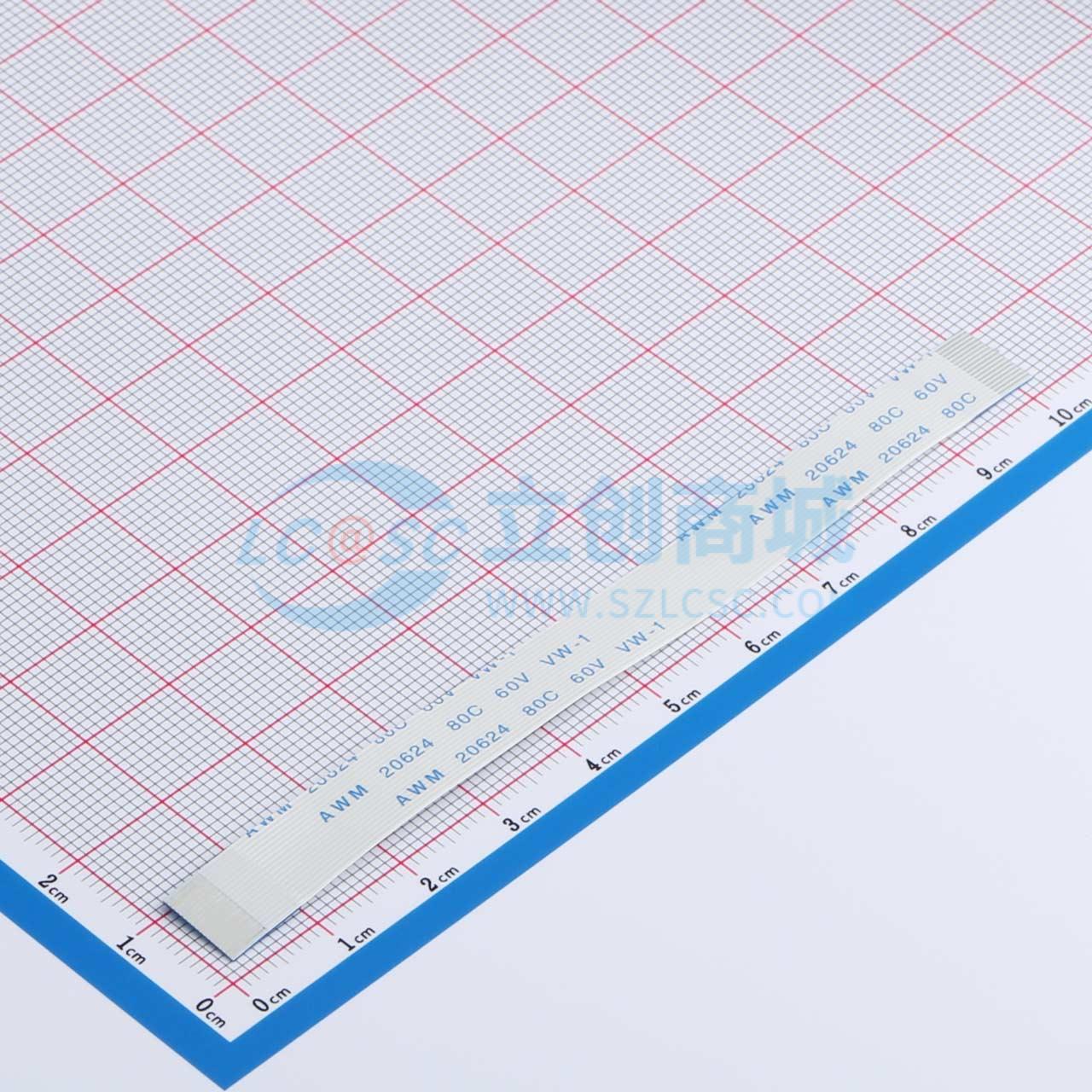 点击查看大图 FFC-0.5-17-100-A-4-8实物图