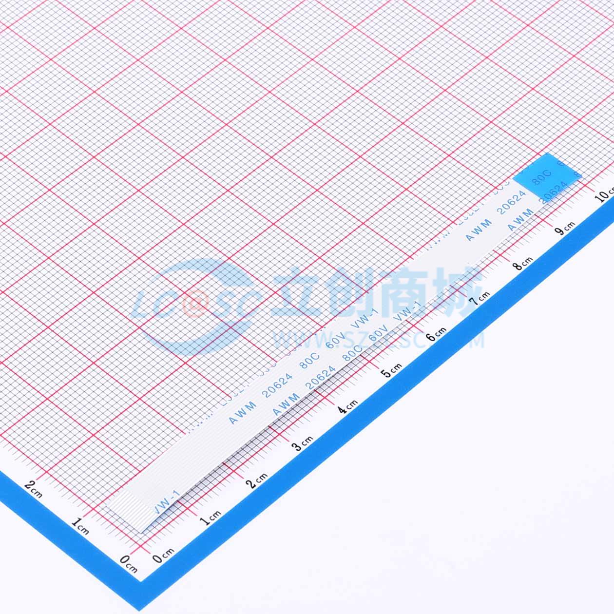 点击查看大图 FFC0.5B-14P-100-4-8实物图