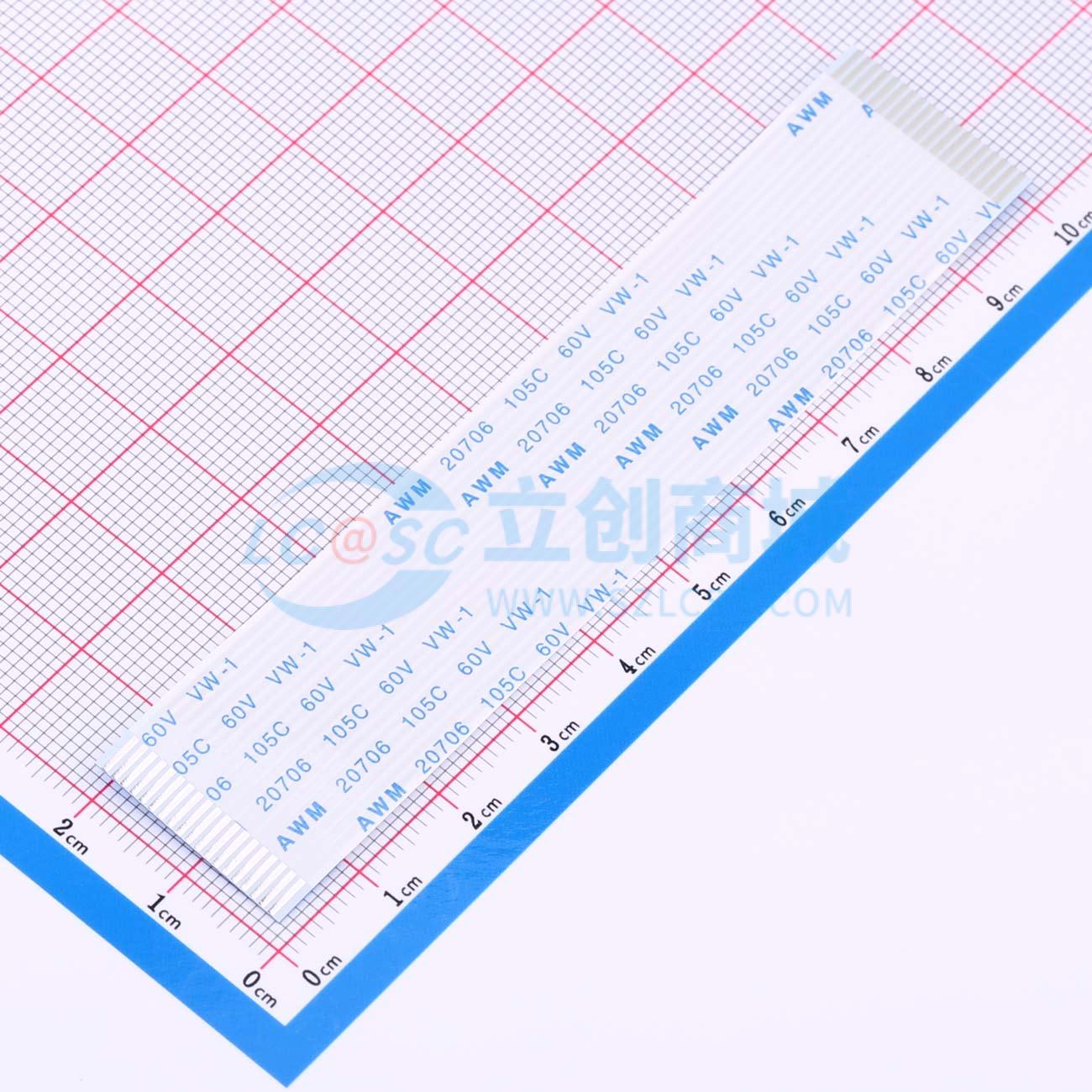 点击查看大图 ZX-FFC1.0-T-10048-19P实物图