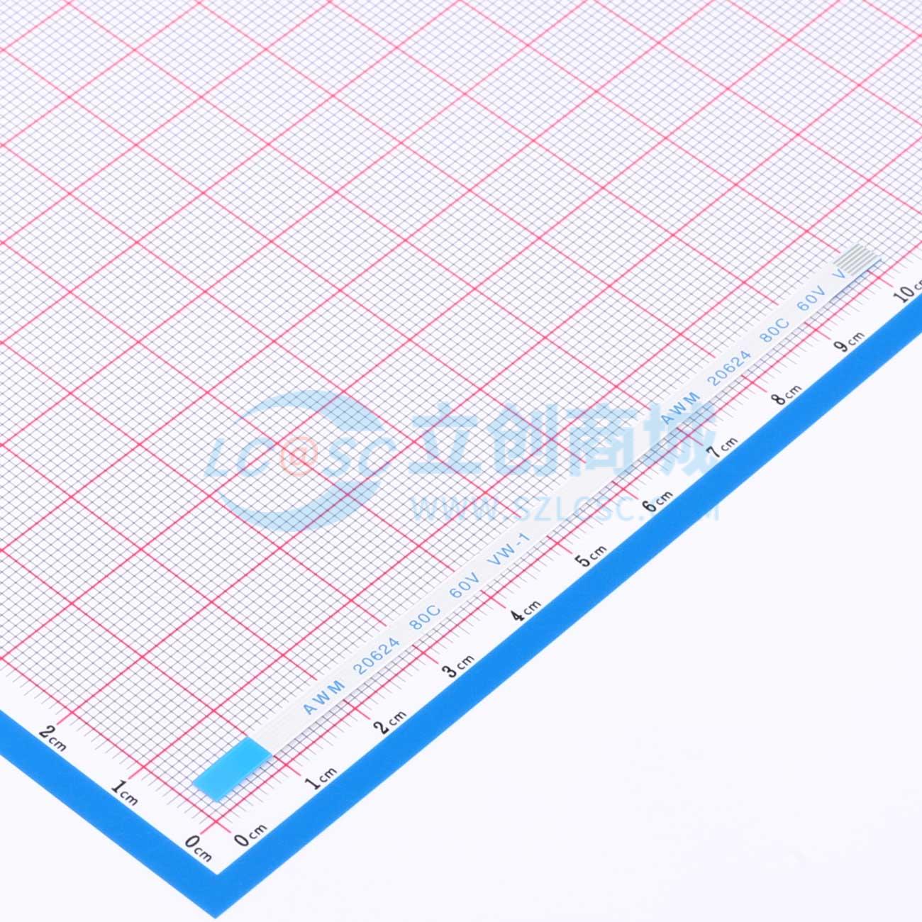 点击查看大图 FFC0.5B-6P-100-4-8实物图