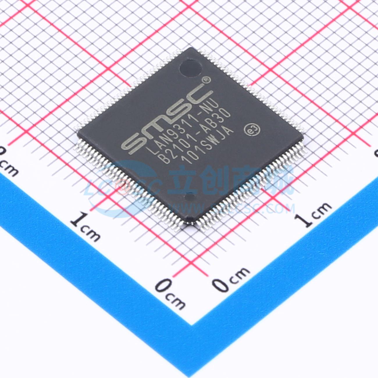 点击查看大图 LAN9311-NU实物图