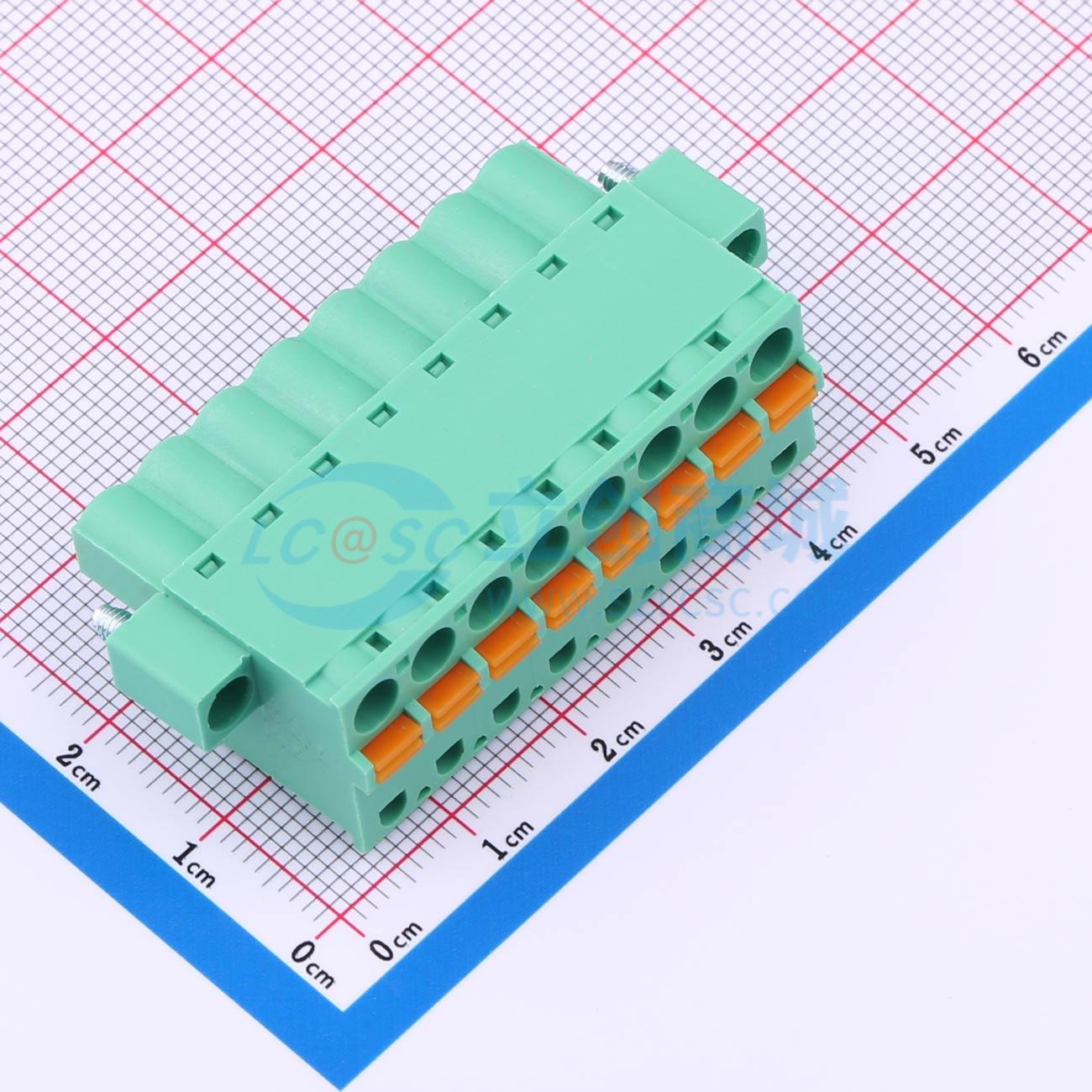 MX2EDGKDM-5.08-08P-GN01-Cu-A实物图