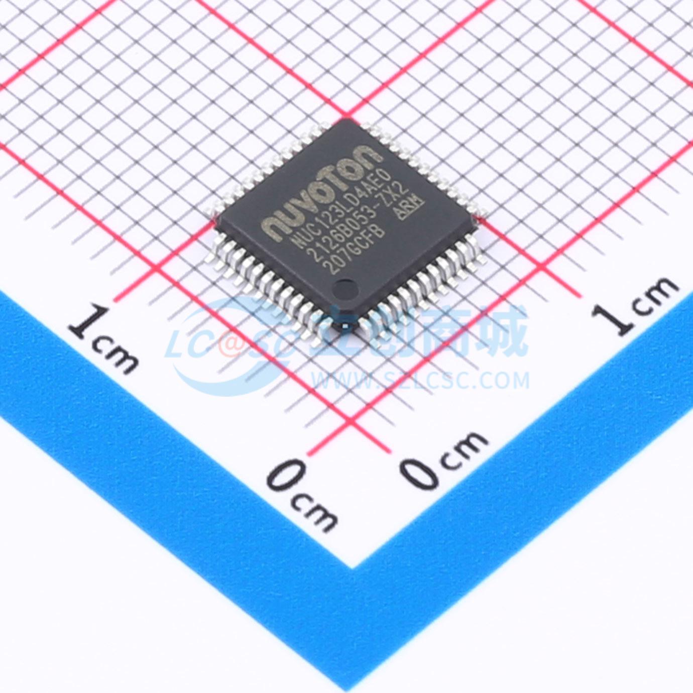 NUC123LD4AE0实物图