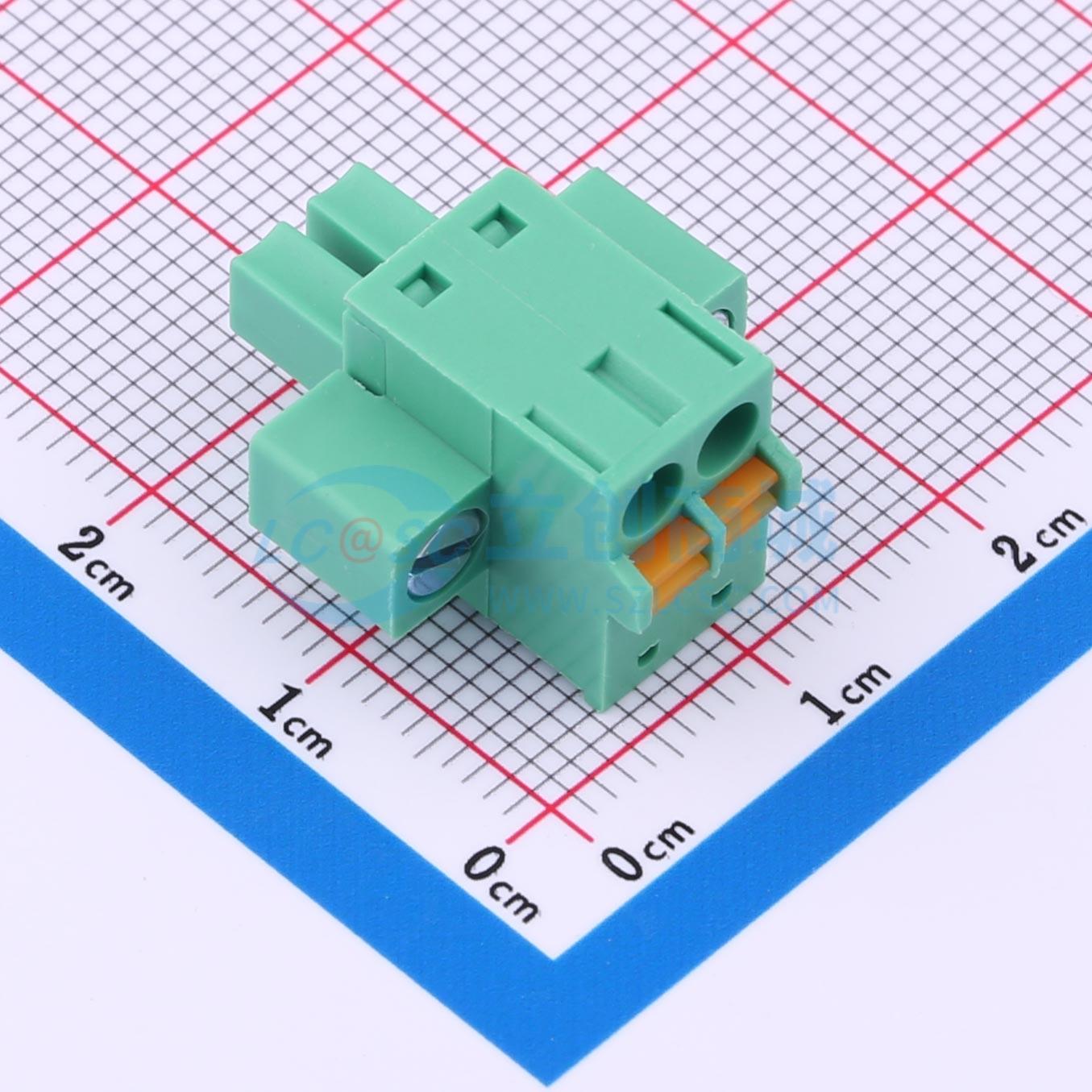 点击查看大图 MX15EDGKDM-3.81-02P-GN01-Cu-A实物图