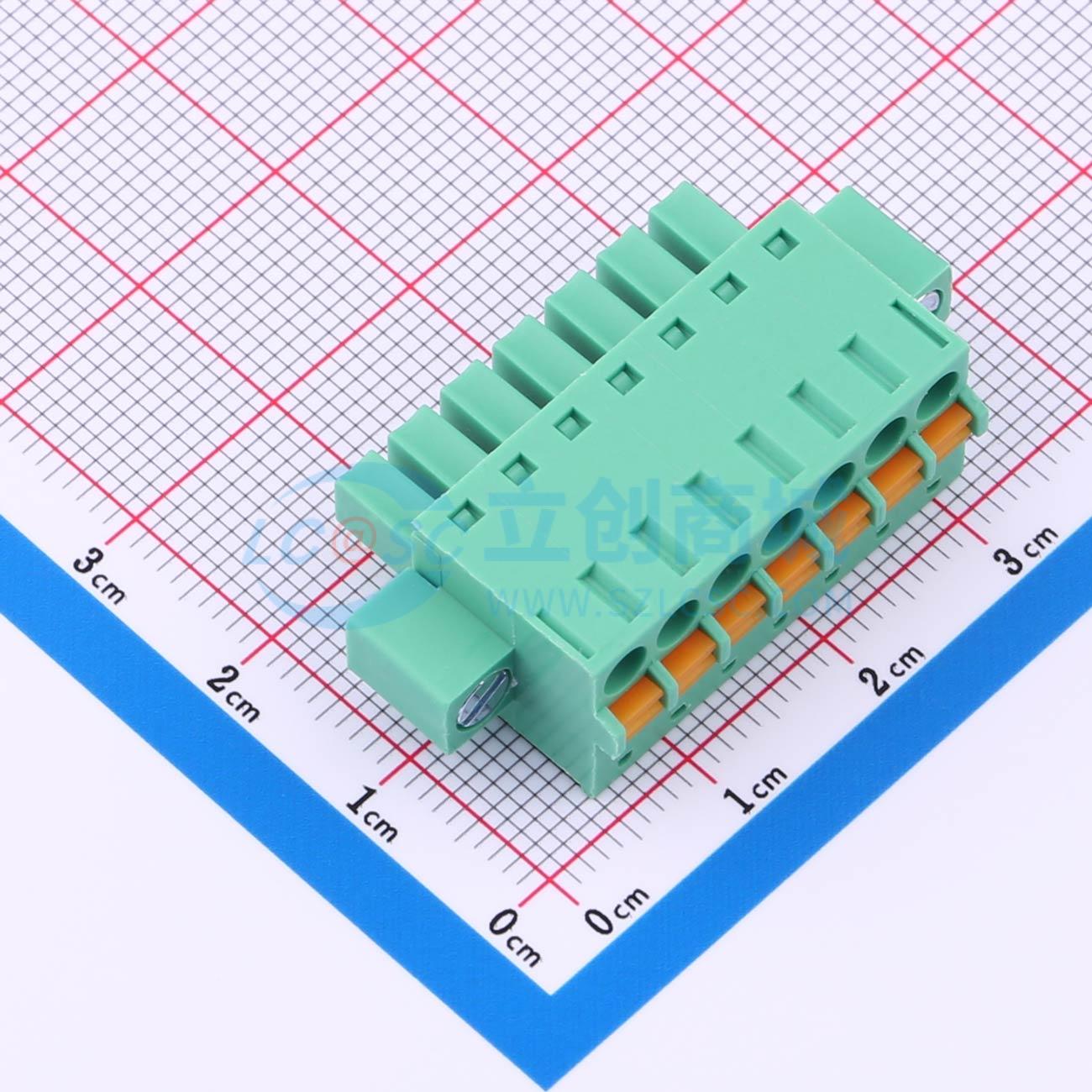 点击查看大图 MX15EDGKDM-3.81-07P-GN01-Cu-A实物图