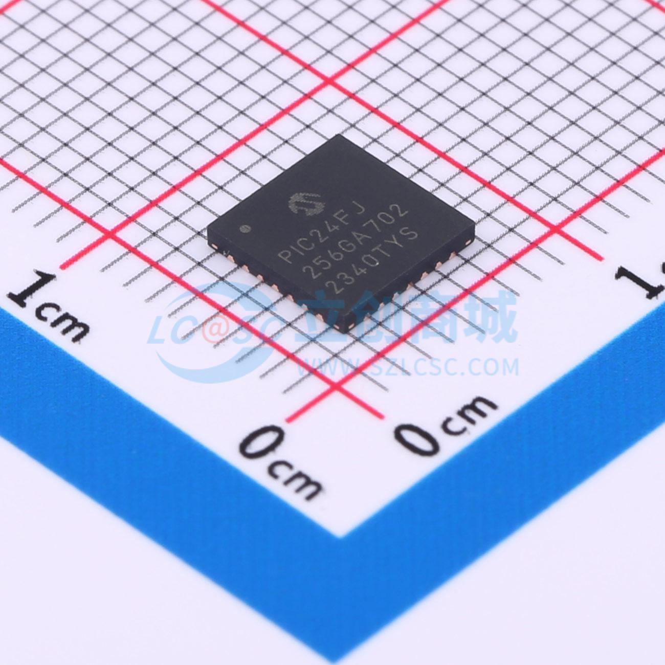 点击查看大图 PIC24FJ256GA702-I/ML实物图