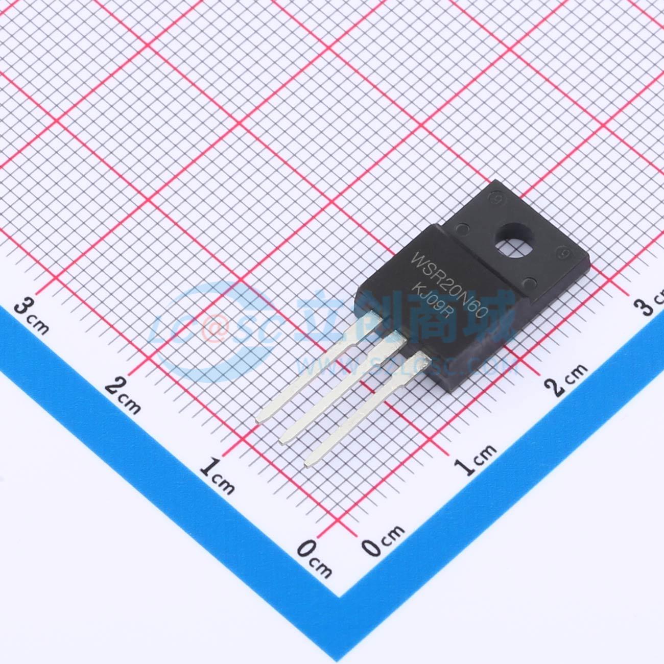 点击查看大图 WSR20N60实物图