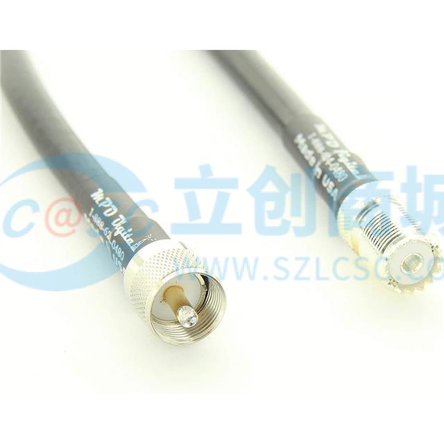 LMR400-PL259-SO239-2ft实物图