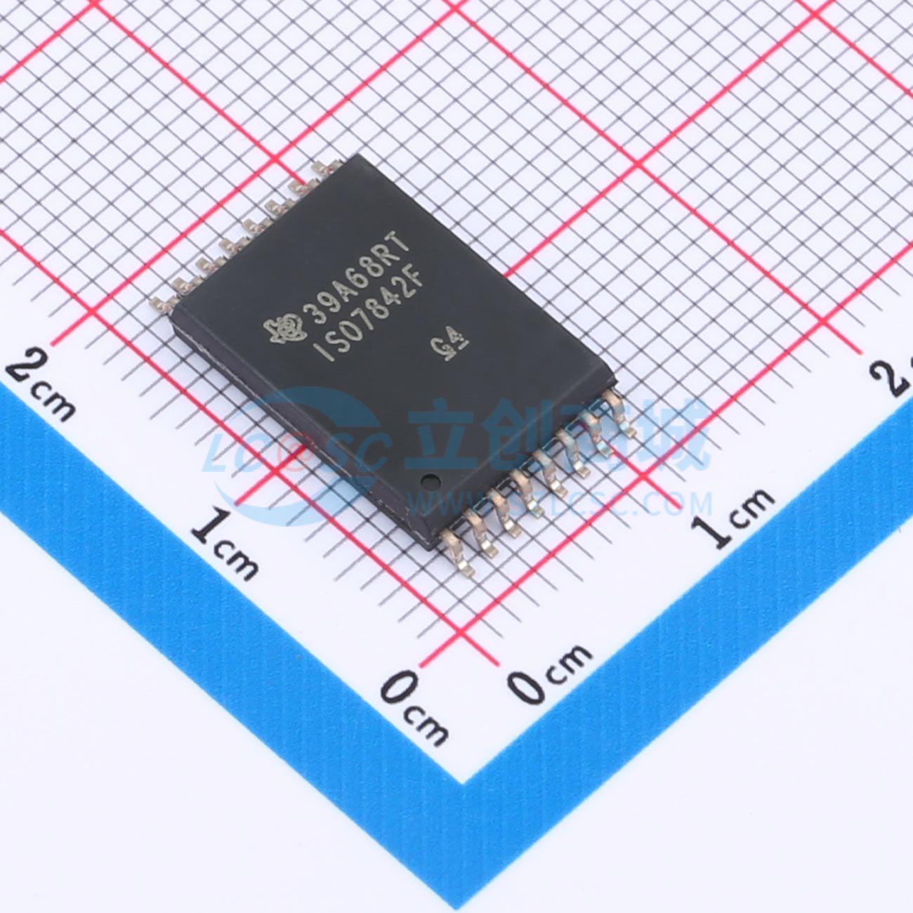 点击查看大图 ISO7842FDWWR实物图