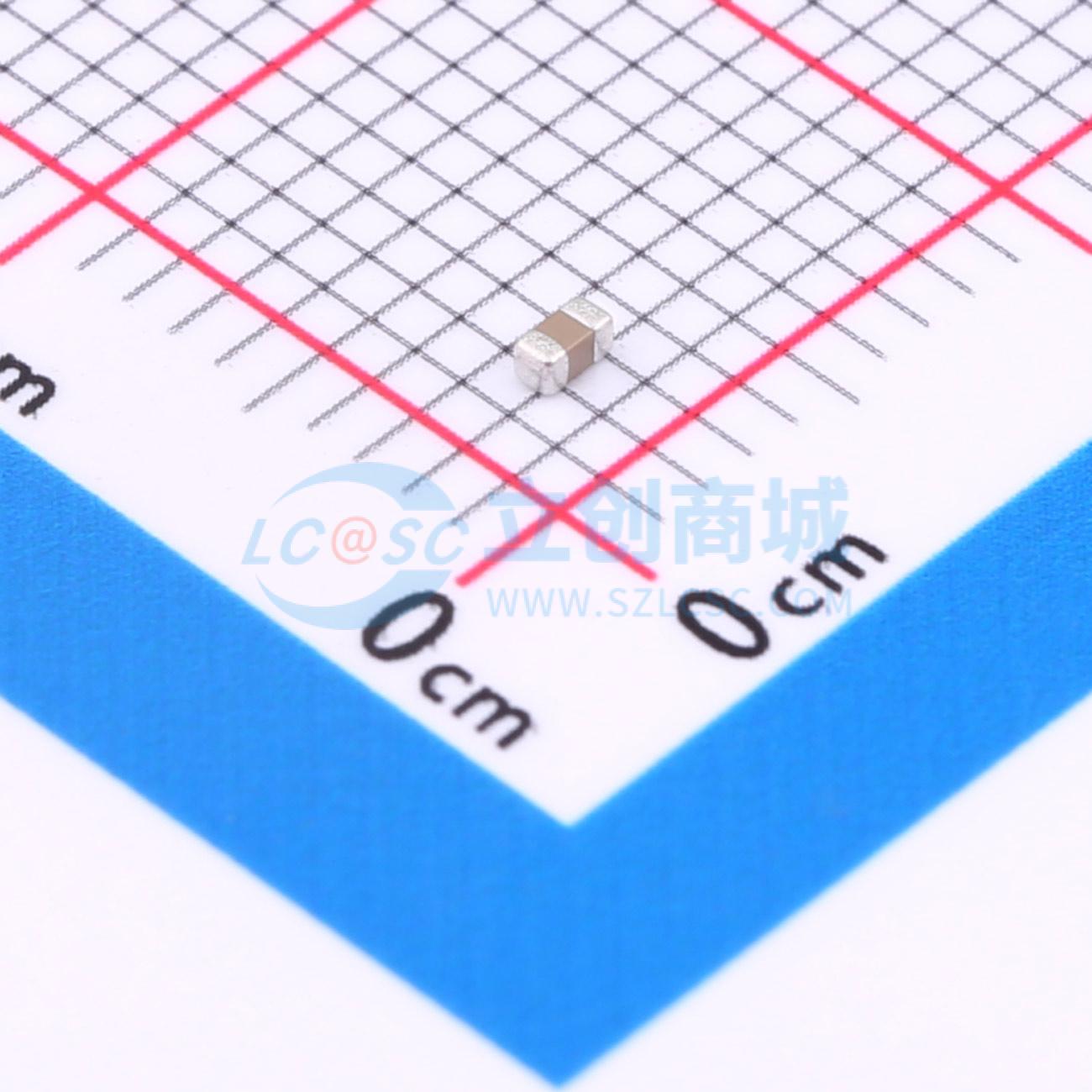 点击查看大图 TCC0603X7R104K250CT实物图