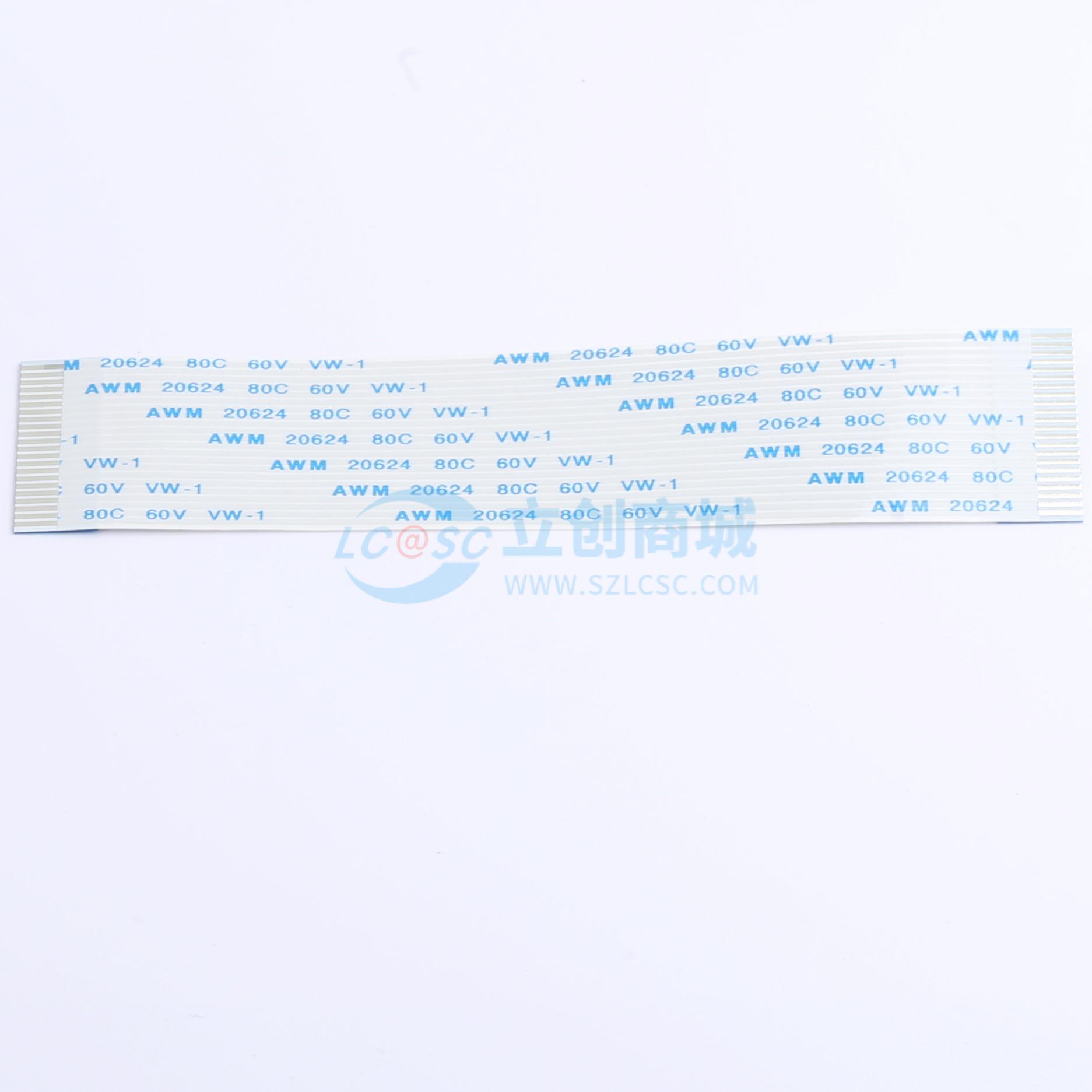 点击查看大图 HX FFC-1.0-22P-100mm实物图