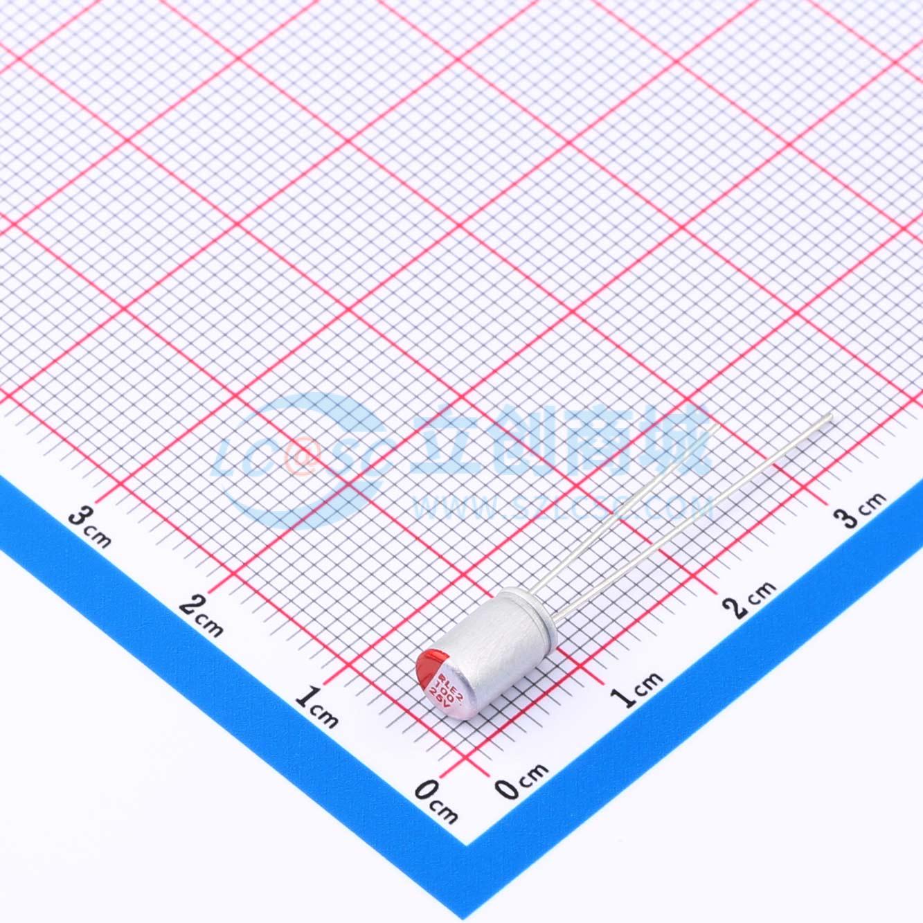 点击查看大图 JBLE2101M025A080RLM 100UF 25V实物图