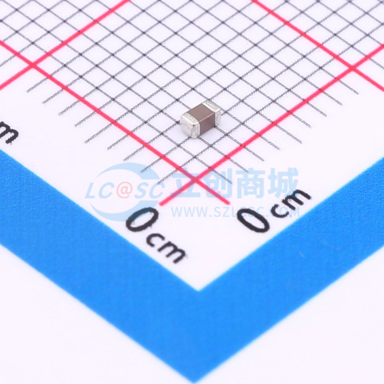 点击查看大图 TCC0603X7R105K500CT实物图