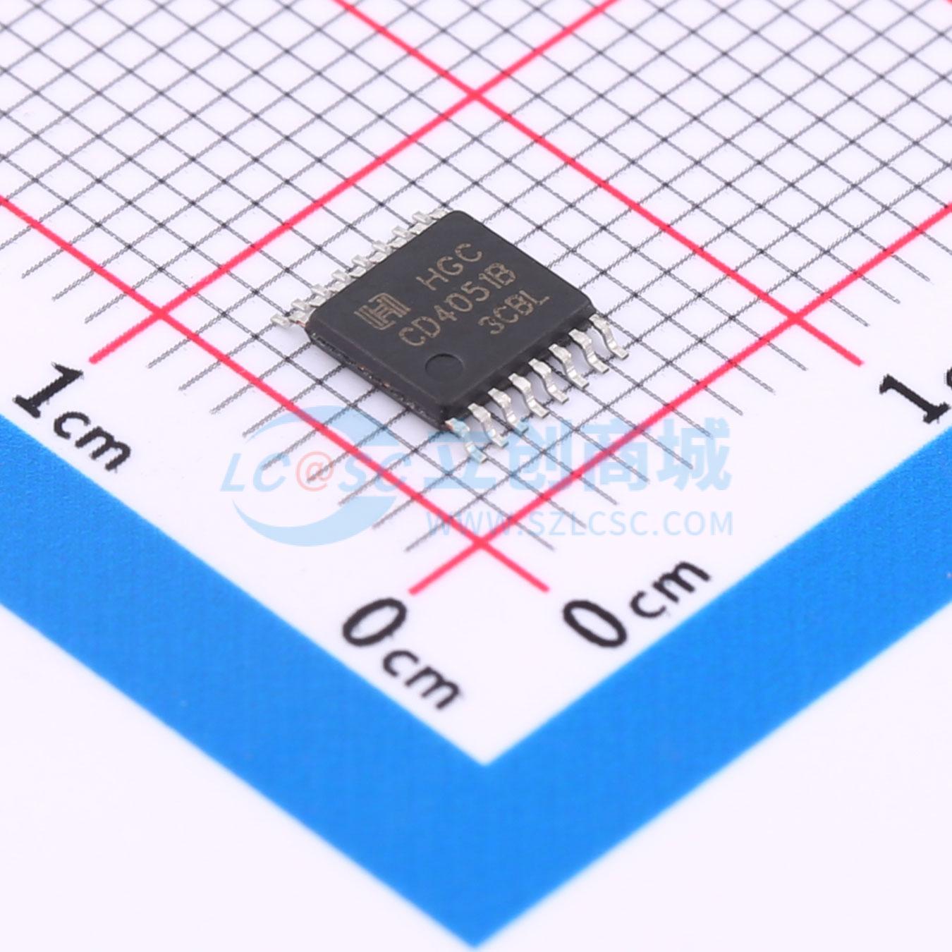 点击查看大图 CD4051BPWRG实物图