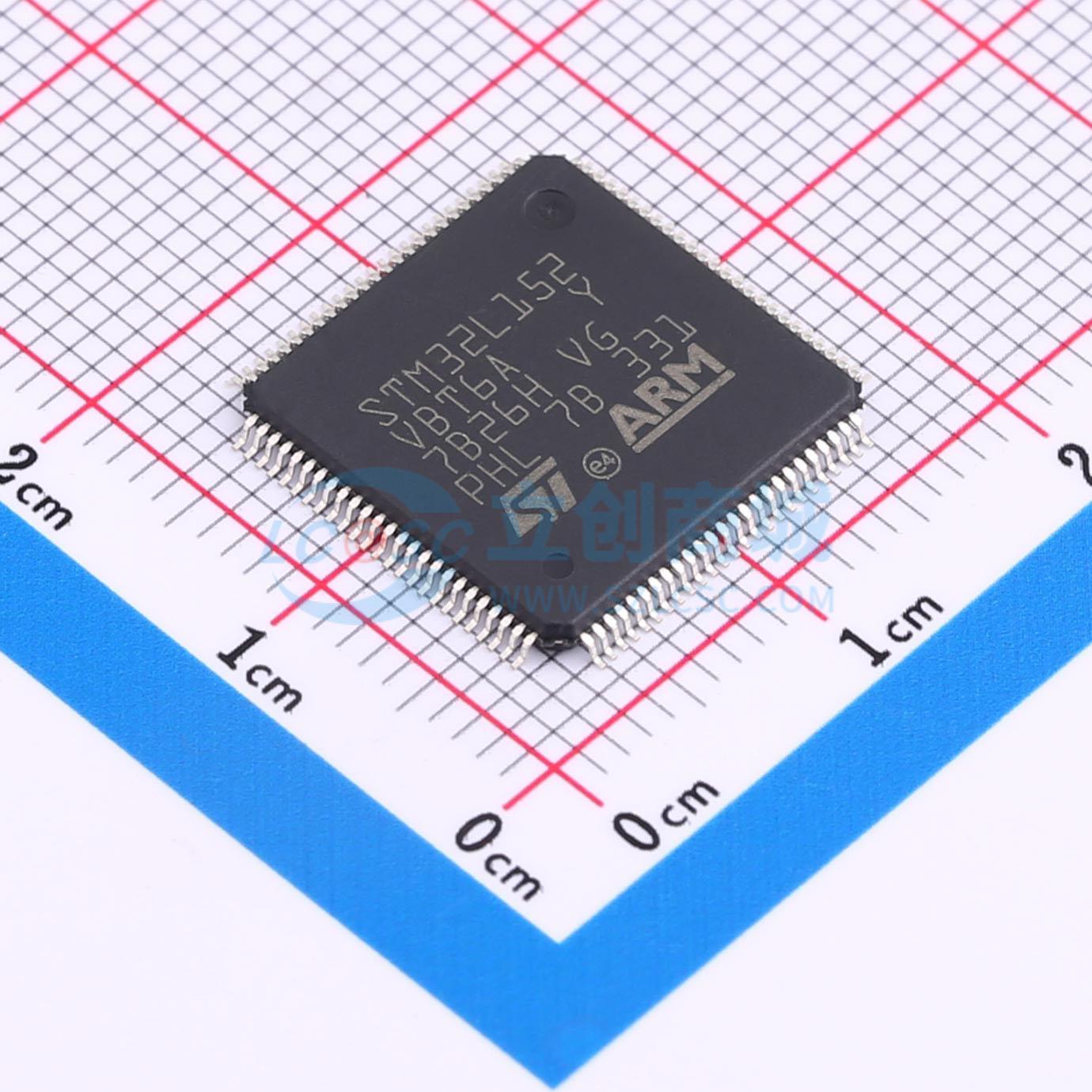 点击查看大图 STM32L152VBT6A实物图